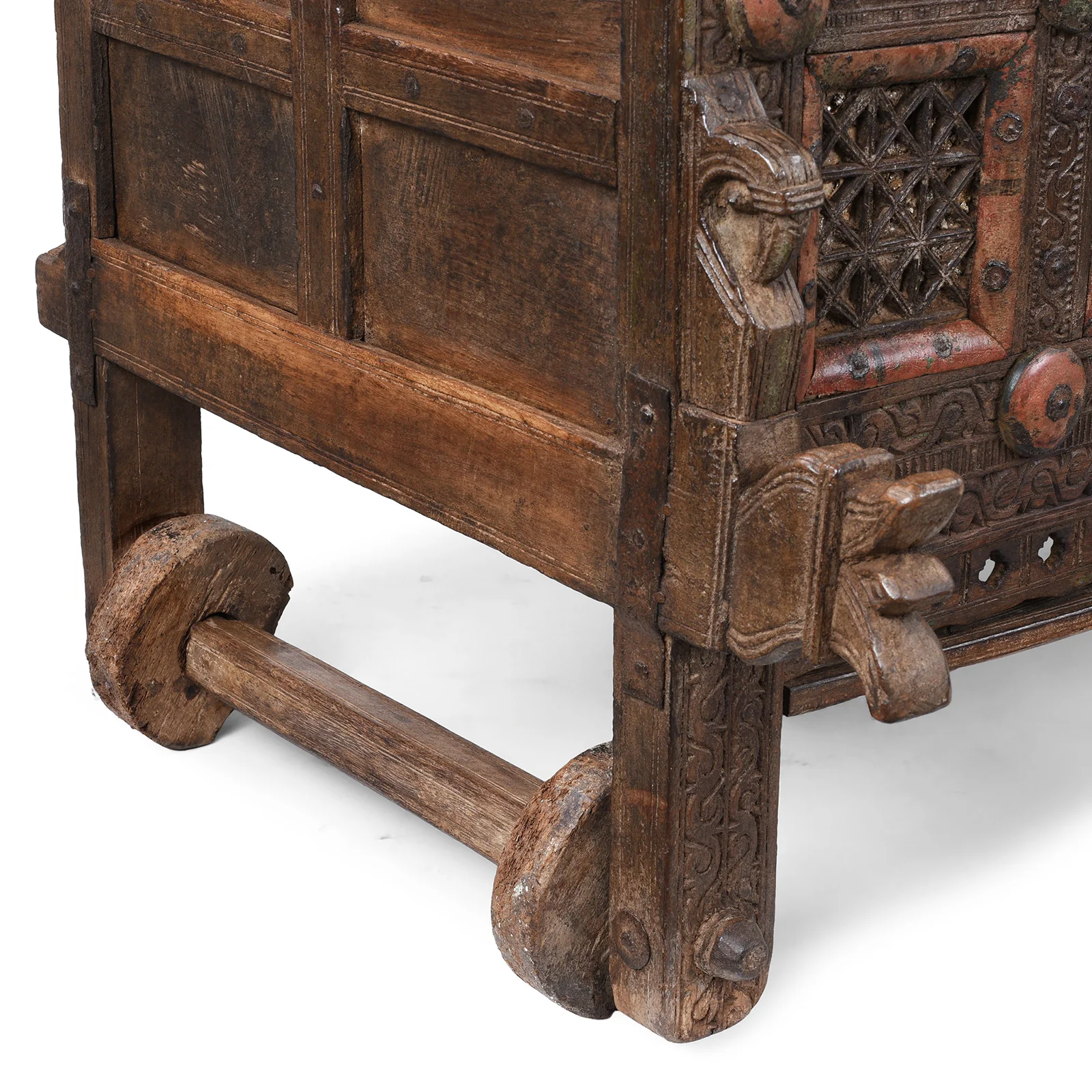 Teak Majus Dowry Chest From Saurashtra - 19th Century - Image 14