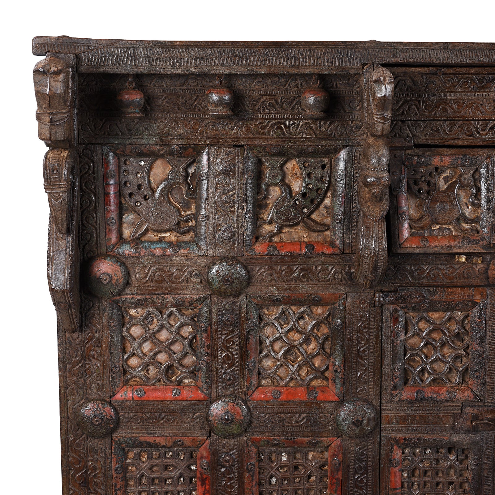 Teak Majus Dowry Chest From Saurashtra - 19th Century - Image 3