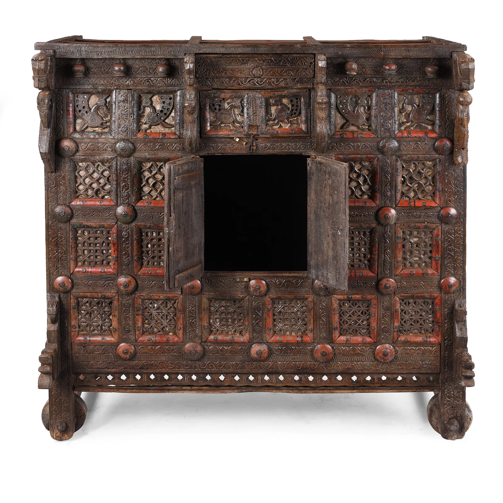 Teak Majus Dowry Chest From Saurashtra - 19th Century - Image 4