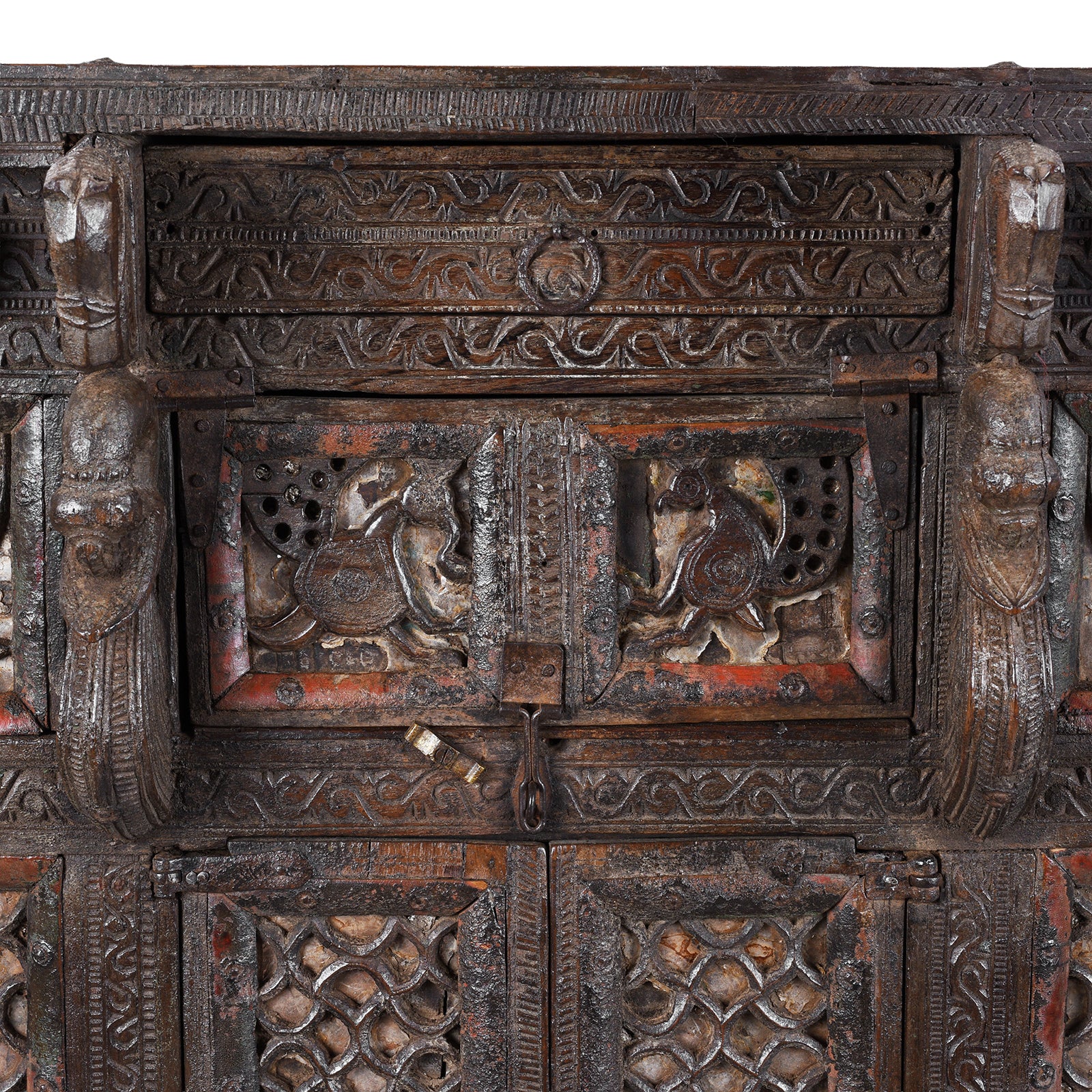 Teak Majus Dowry Chest From Saurashtra - 19th Century - Image 6