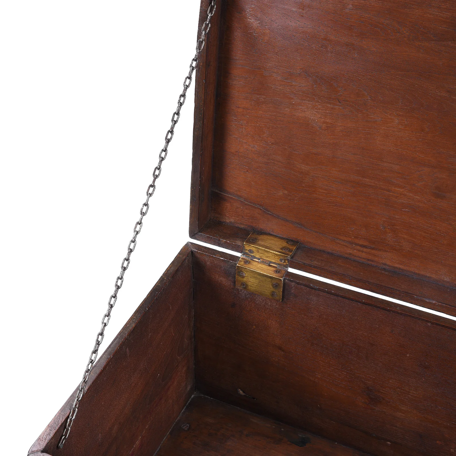 Brass Bound Teak Military Chest From Rajasthan -19thC - Image 5