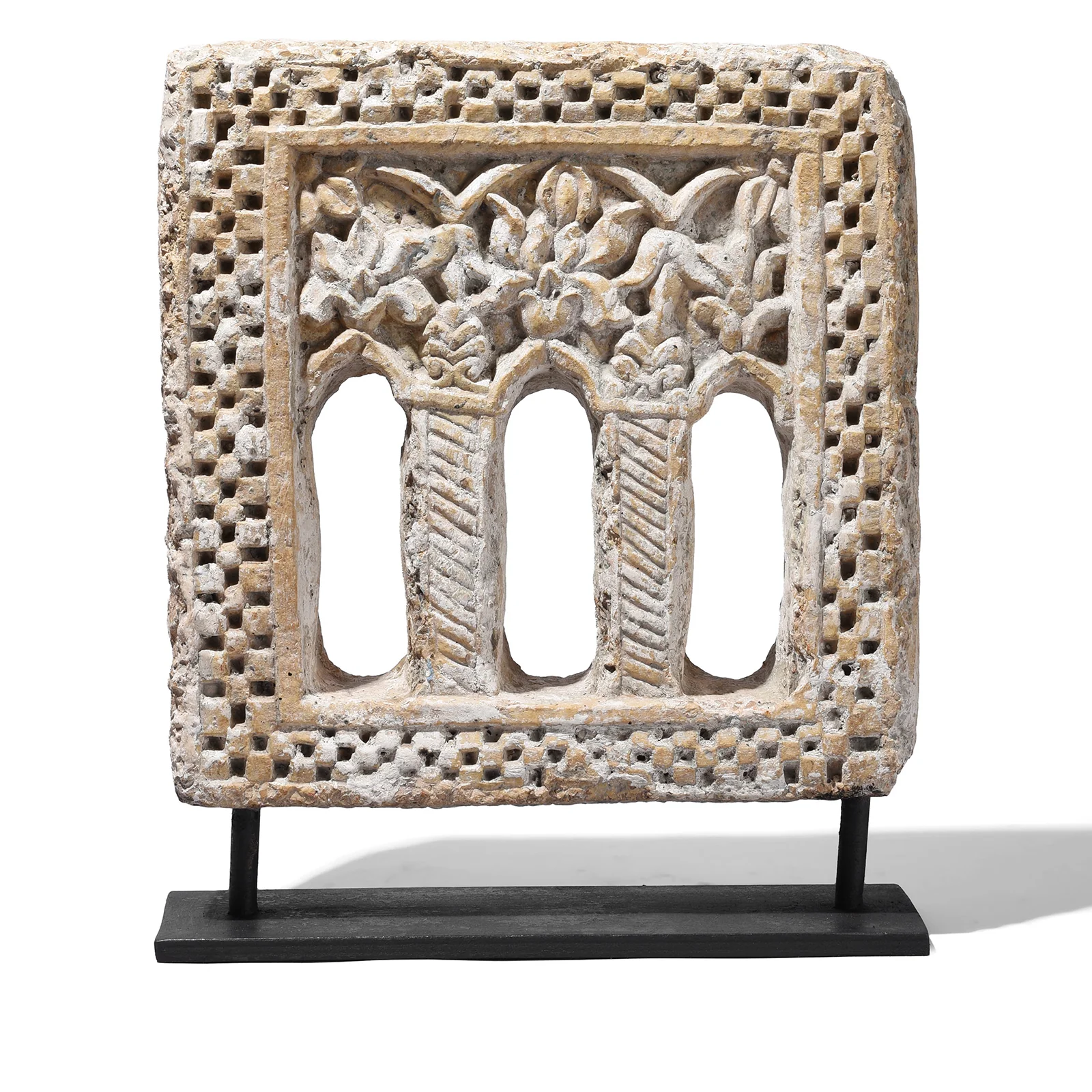Stone Lamp Niche On Stand From Jaisalmer - 19th Century - Image 2
