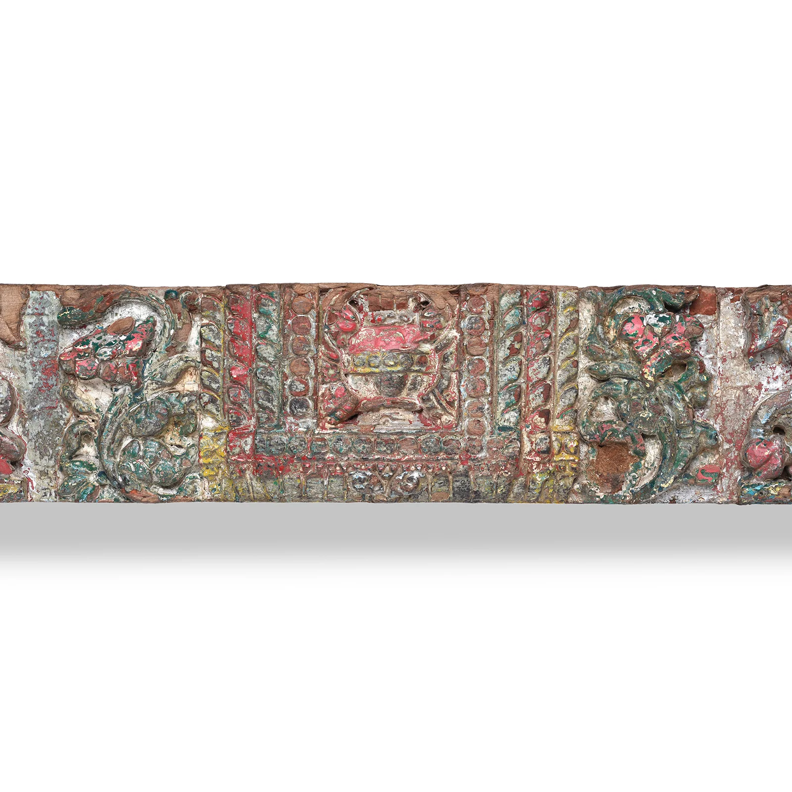 Carved Kalaśa Lintel Panel From Gujarat - 19thC - Image 2