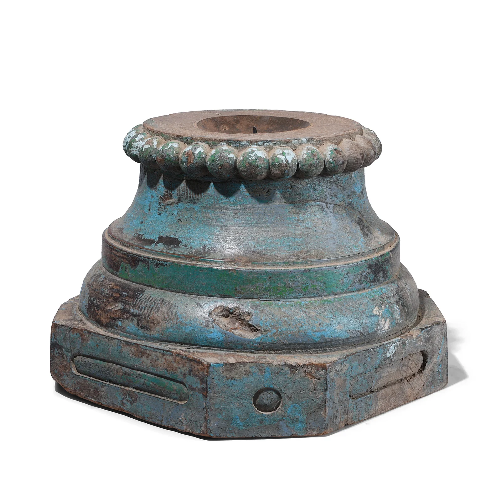 Painted Pillar Capitol Candlestand - 19th Century - Image 2