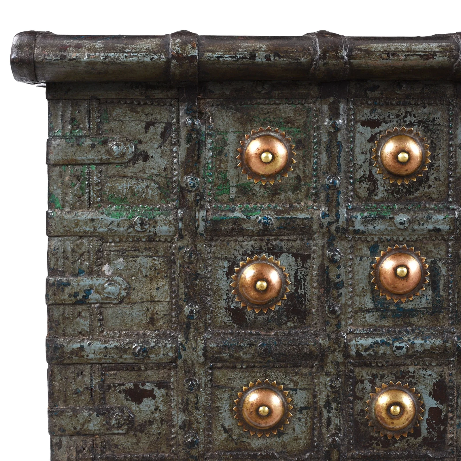 Painted Coffee Table Chest From Gujurat - 19th Century - Image 5