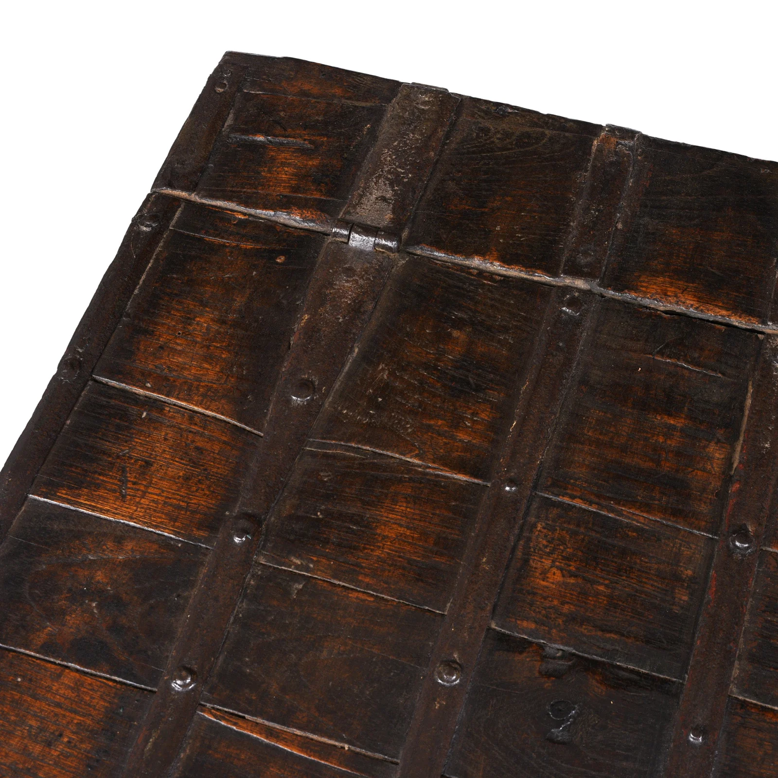Painted Coffee Table Chest From Gujurat - 19th Century - Image 8