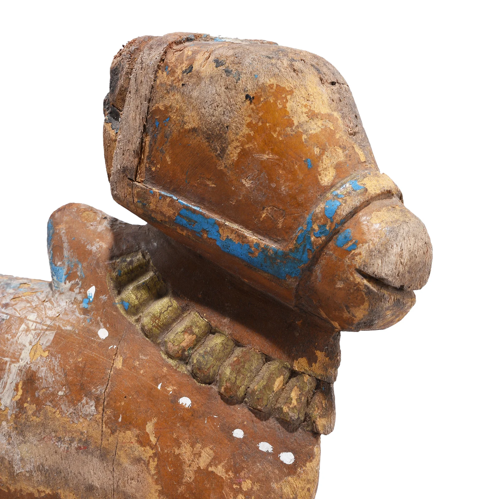 Painted Nandi Bull Toy From Rajasthan - 19th Century - Image 2