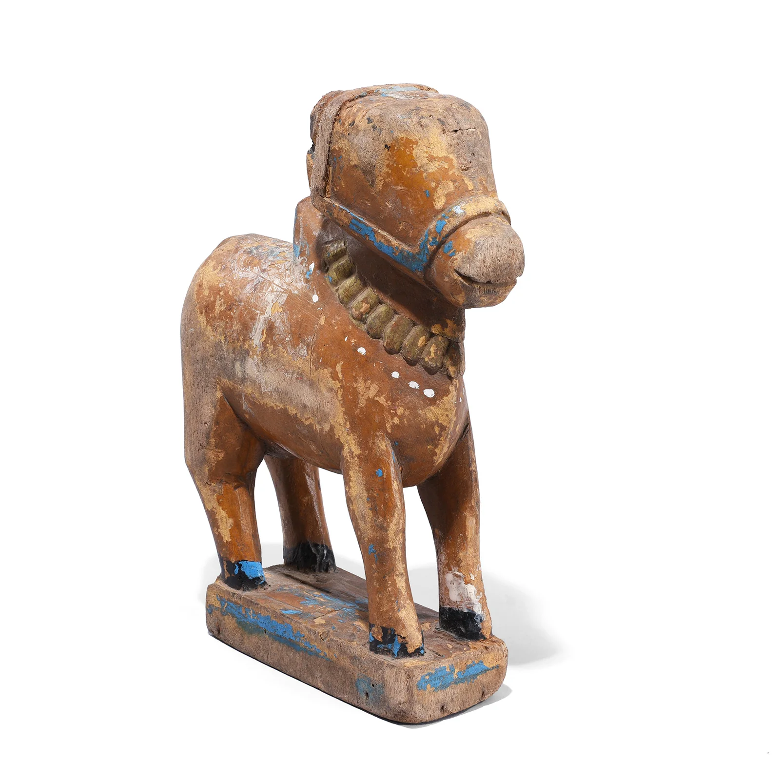 Painted Nandi Bull Toy From Rajasthan - 19th Century - Image 4