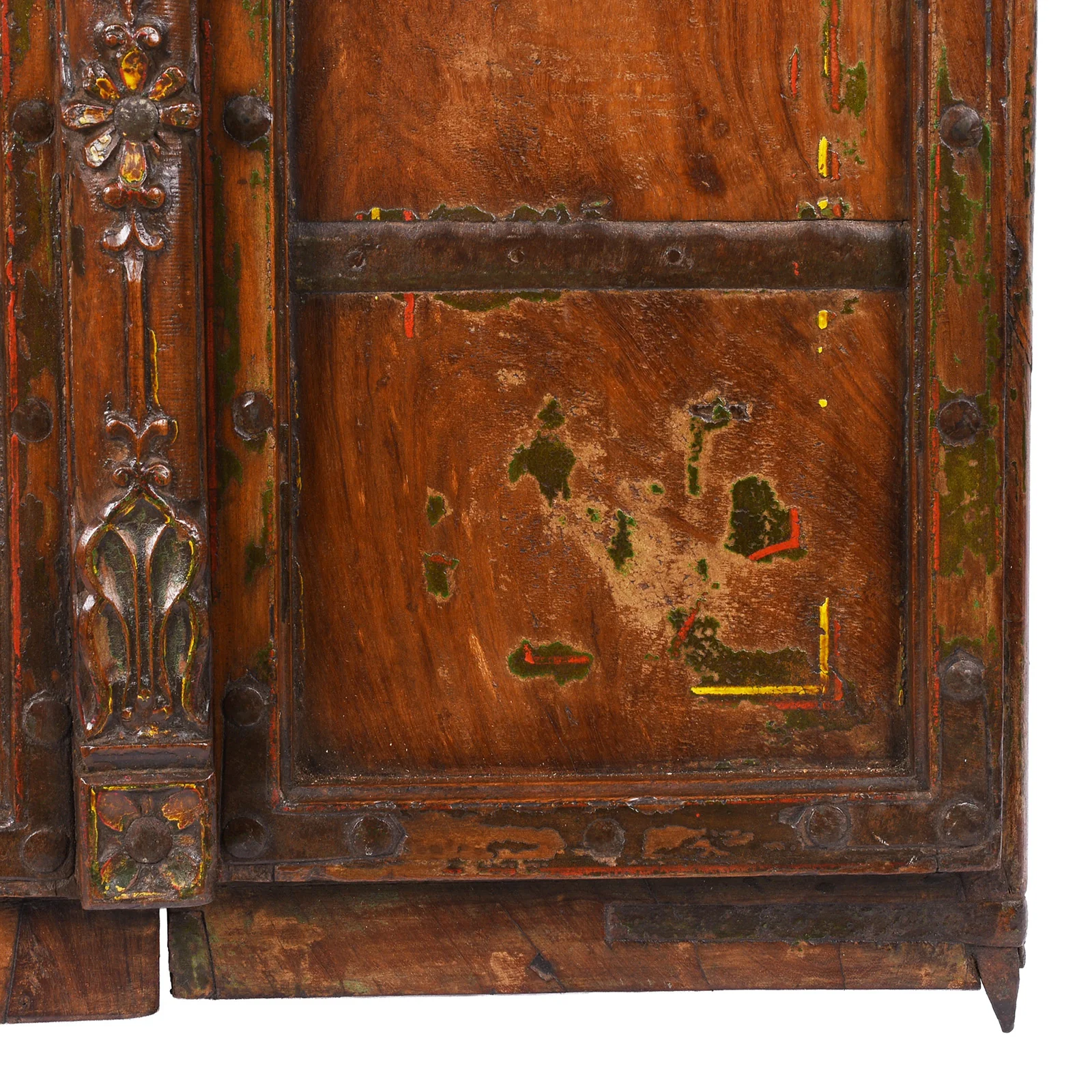 Painted Window Shutter From Bikaner - 19th Century - Image 5