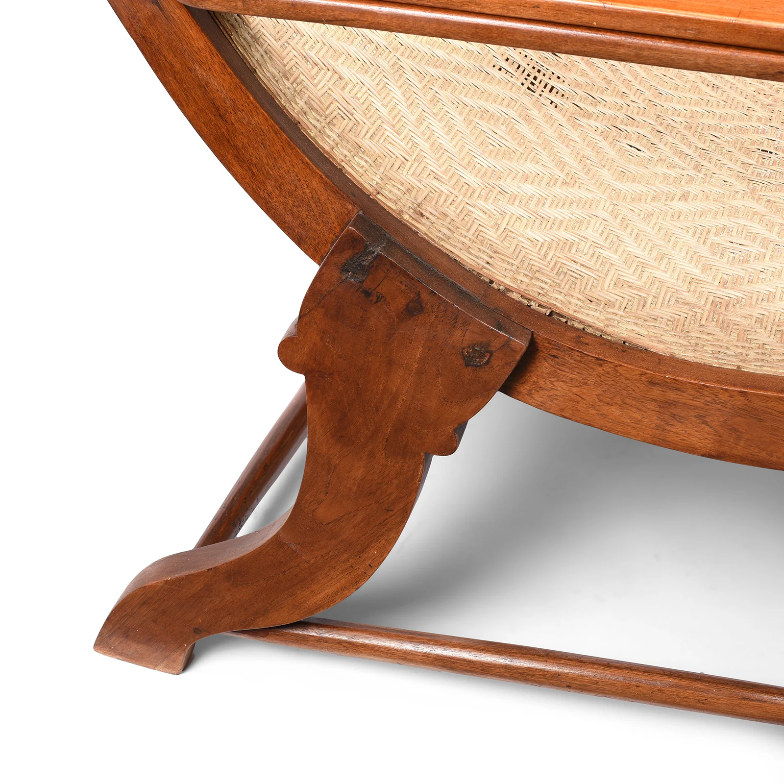 Indian Teak Planters Chair - Ca 1910 - Image 4
