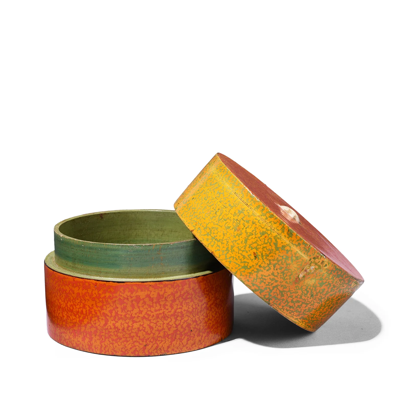 Spotted Lacquer Pot From Rajasthan - Early 20th Century - Image 2