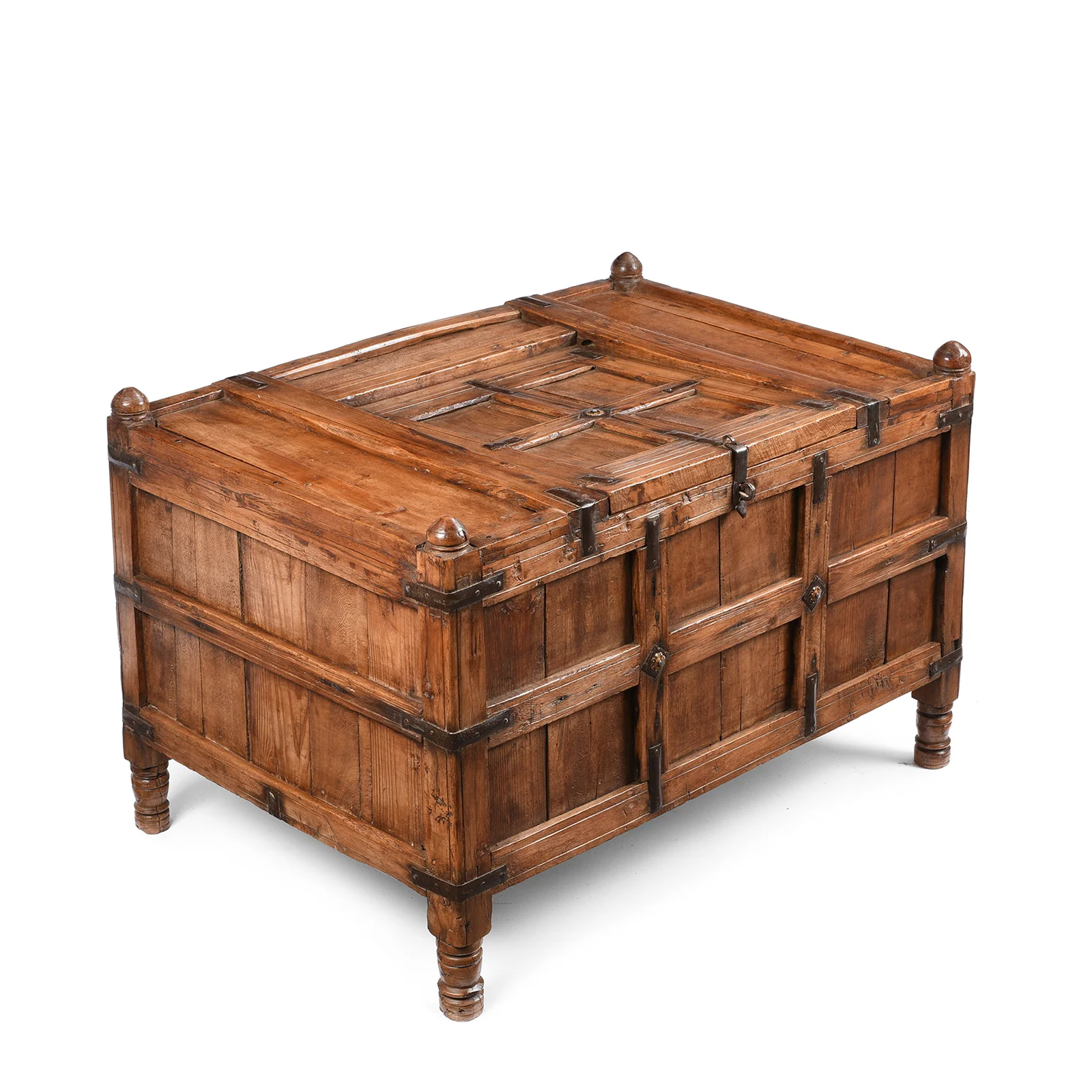 Indian Stick Box Chest From Jaisalmer - Ca 1920 - Image 4