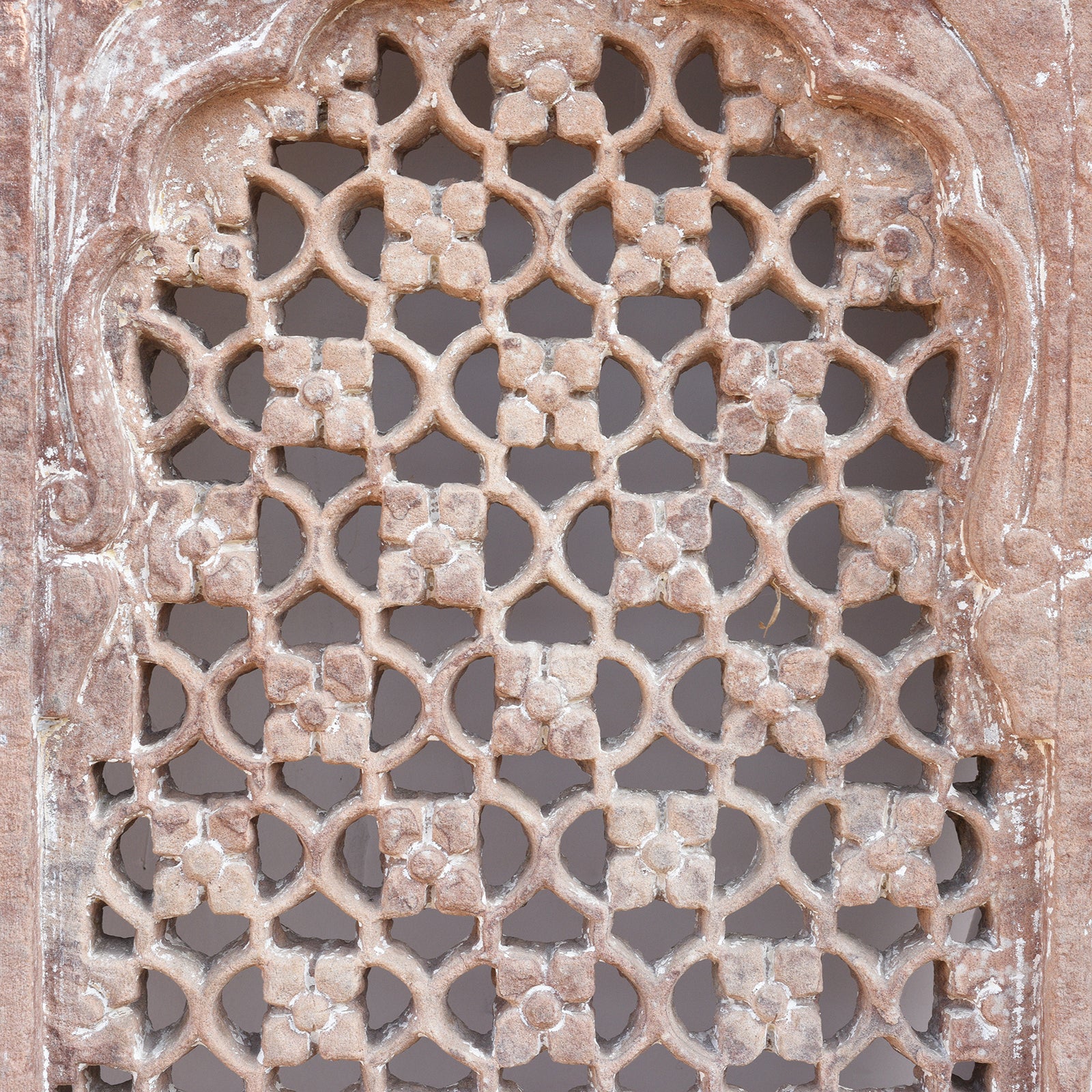 Old Carved Indian Stone Jali Panel From Rajasthan - 18thC - Image 6
