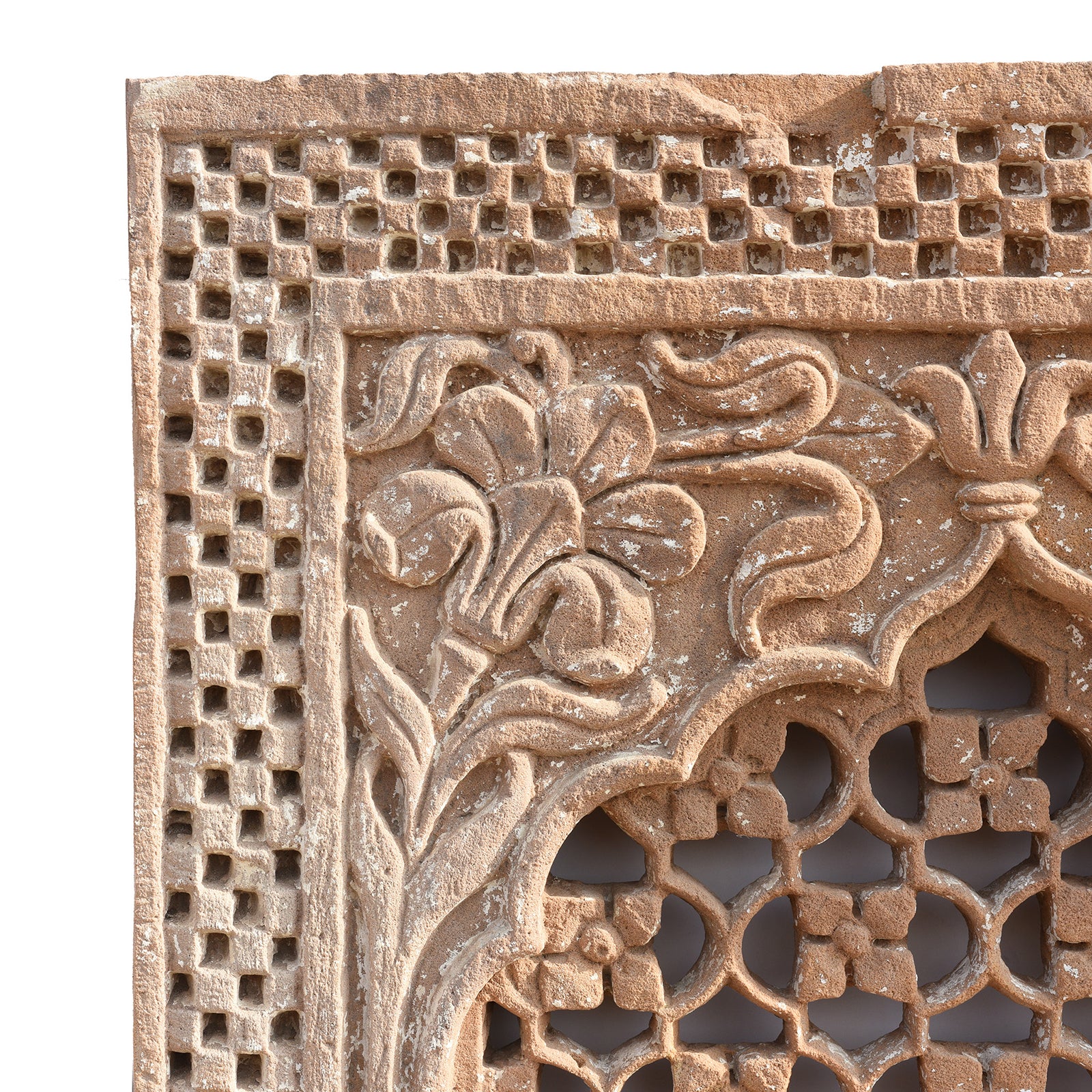 Old Stone Jali Panel From Rajasthan - 18thC - Image 2