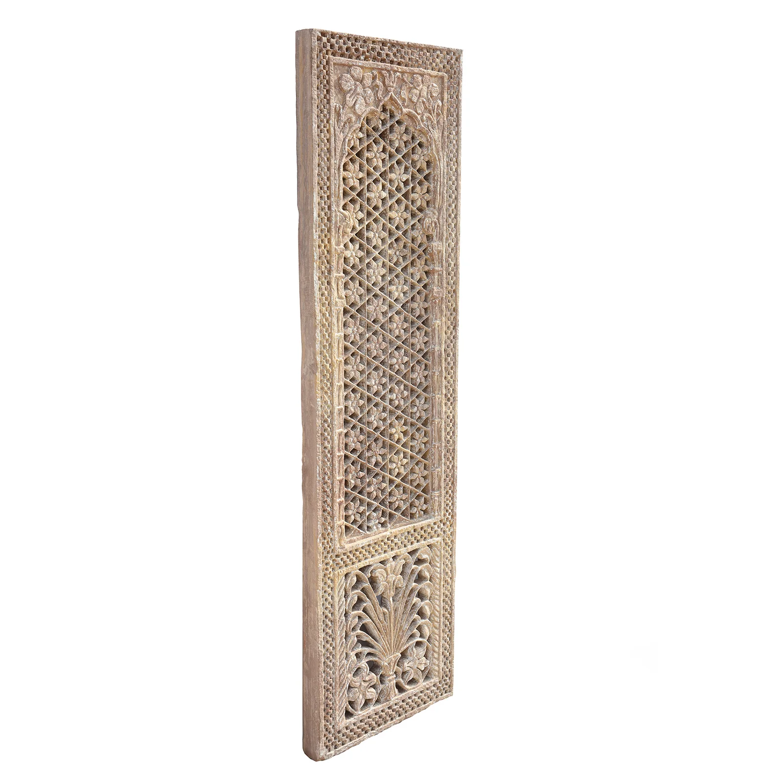 Old Indian Stone Jali Panel From Rajasthan - 18thC - Image 3