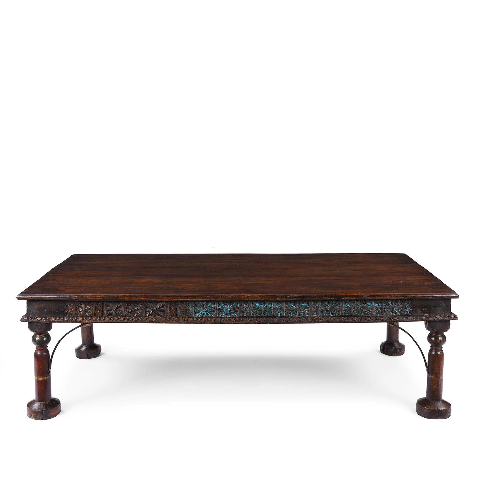 Takhat Table With Lacquer Legs - Image 2