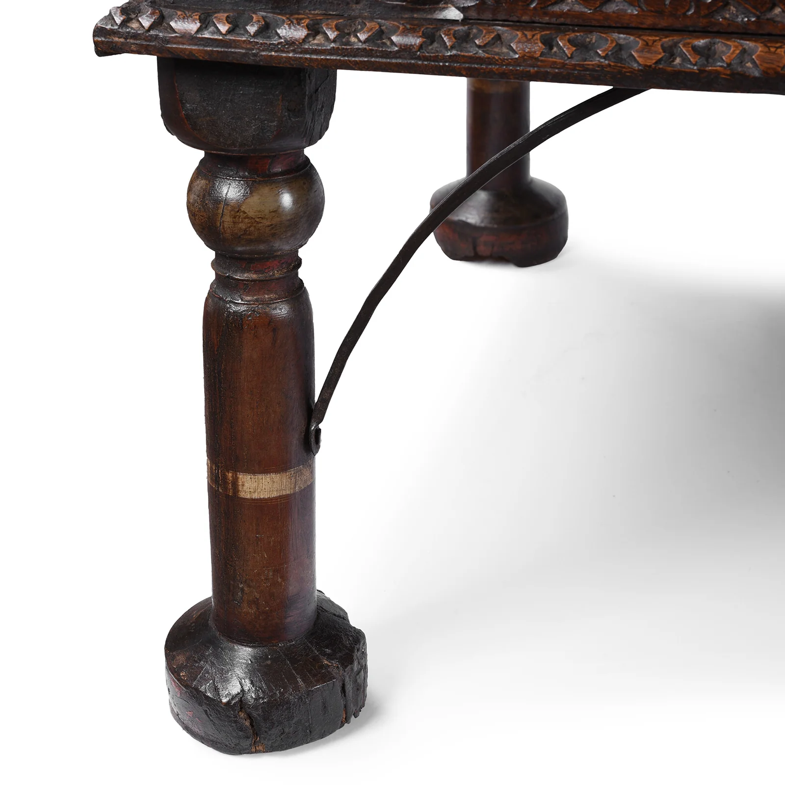 Takhat Table With Lacquer Legs - Image 8