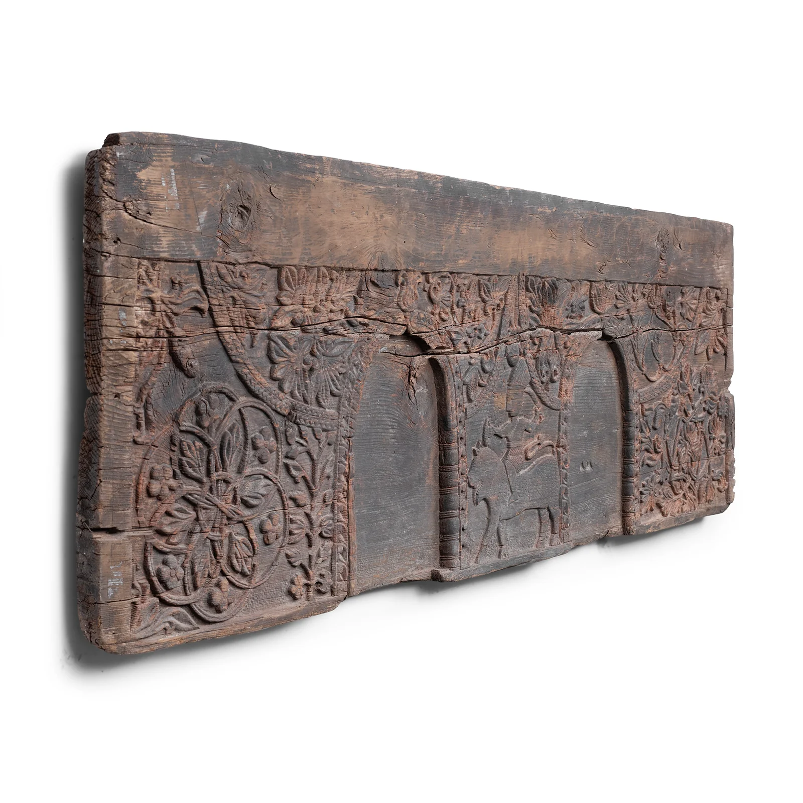 Tribal Carved Panel From Kullu - 19th Century - Image 3