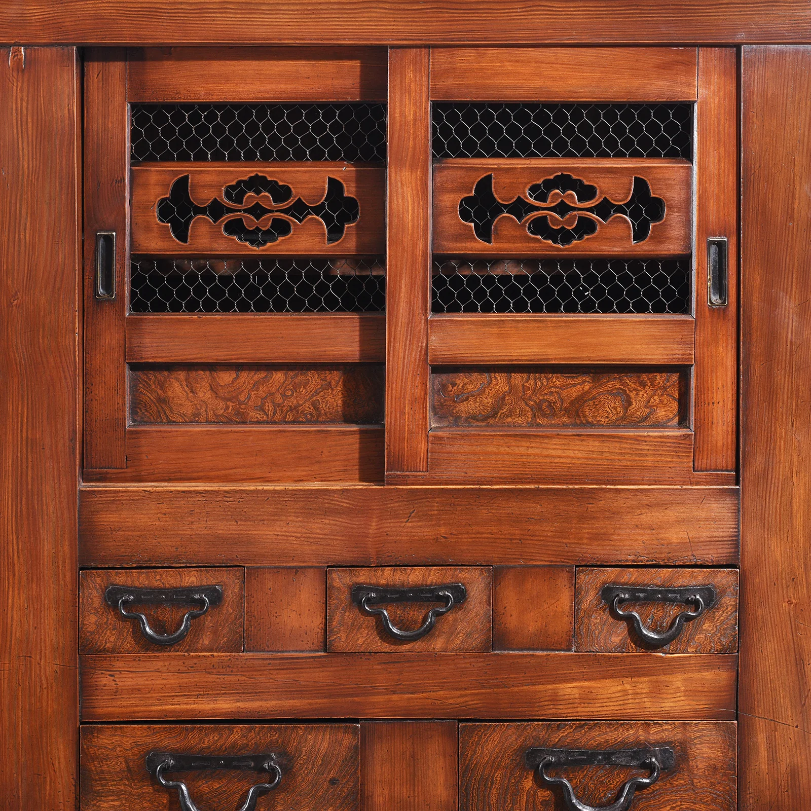 Japanese Mizuya Dansu Kitchen Cabinet - Late Edo Period (19th century) - Image 12