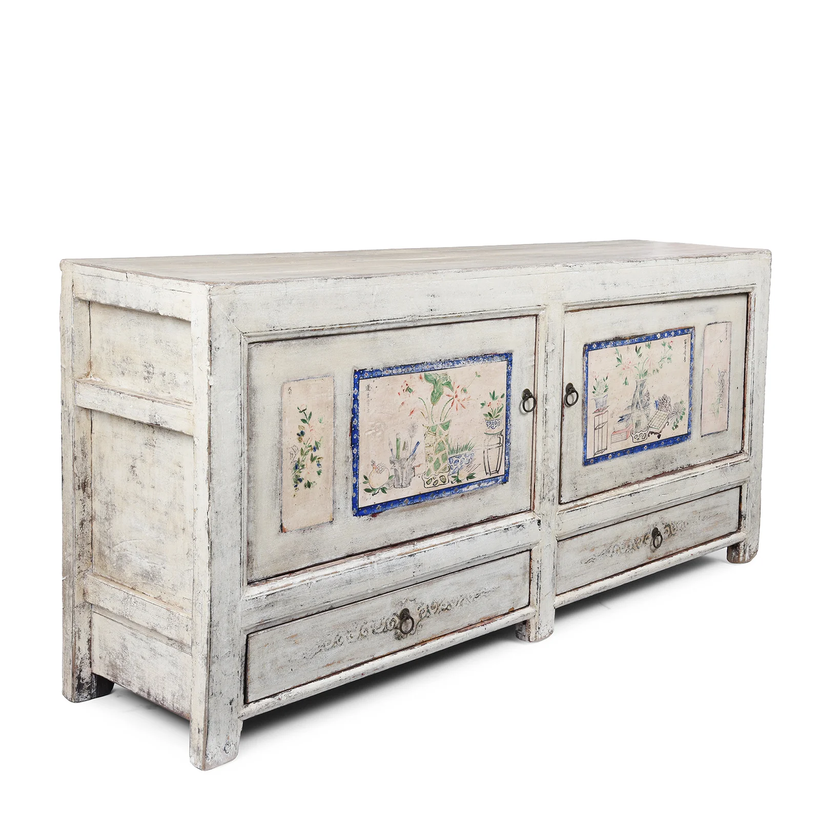 White Painted Sideboard From Mongolia - Ca 1920 - Image 3