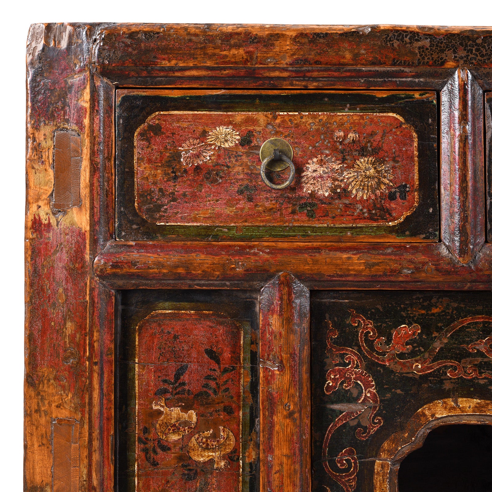 Painted Mongolian Sideboard - 19thC - Image 2