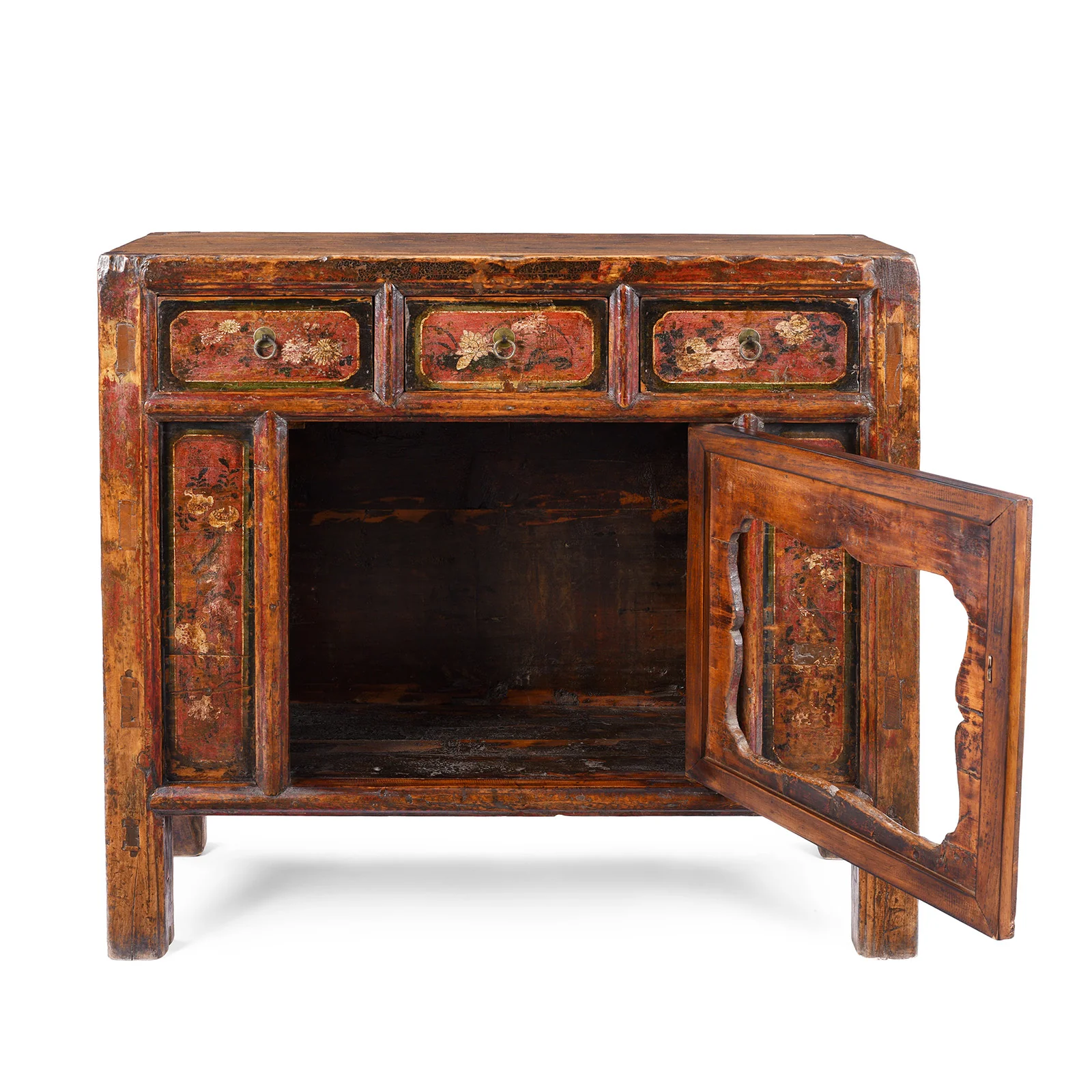 Painted Mongolian Sideboard - 19thC - Image 3