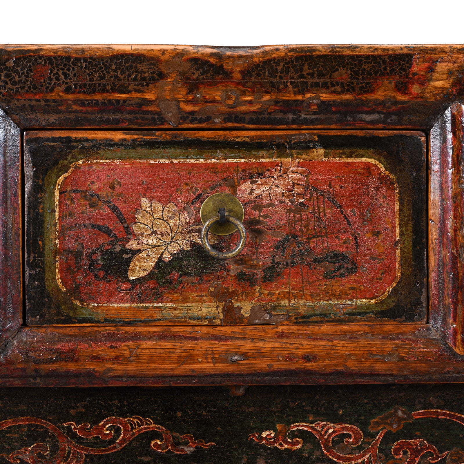 Painted Mongolian Sideboard - 19thC - Image 4