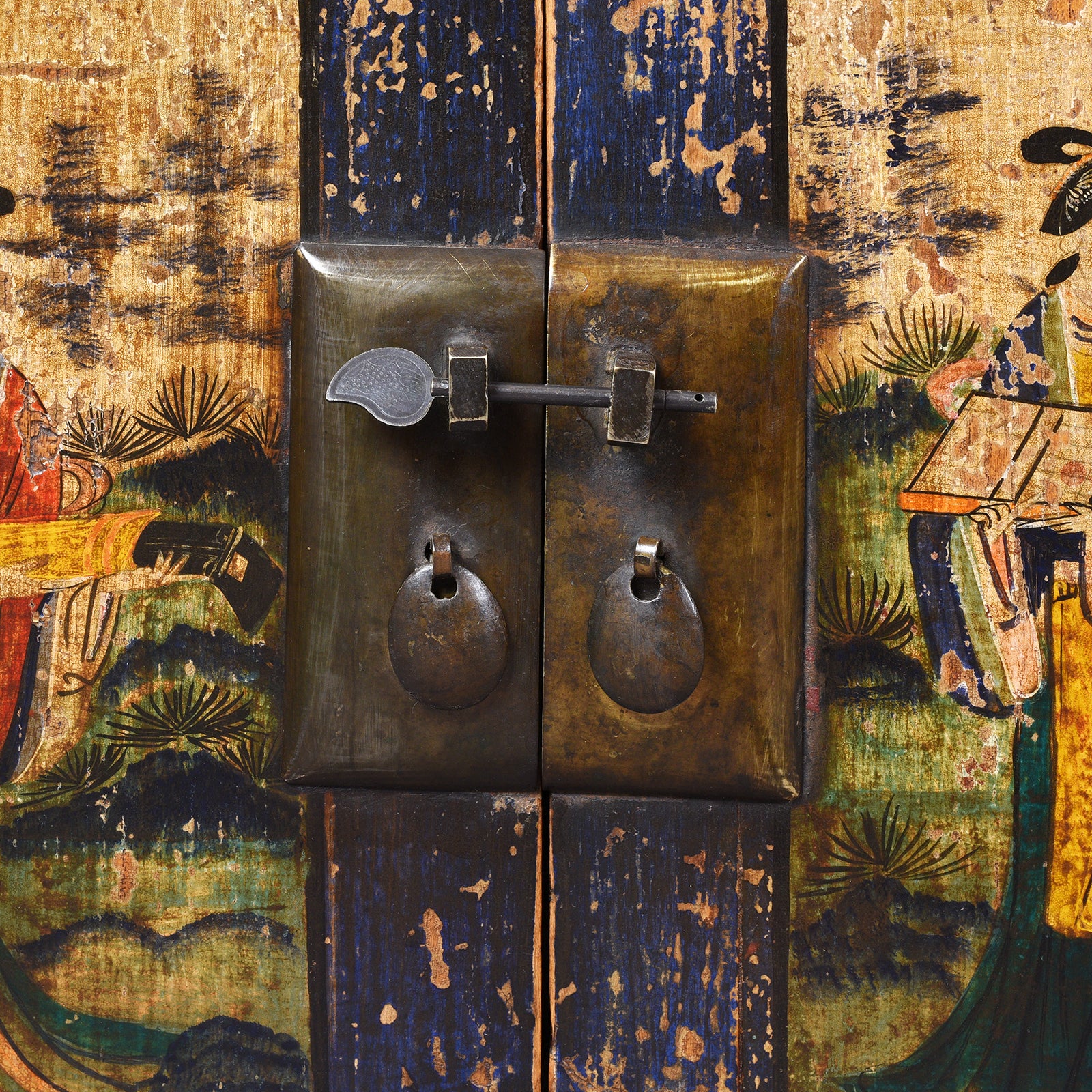Painted Sideboard From Mongolia - 19th Century - Image 12