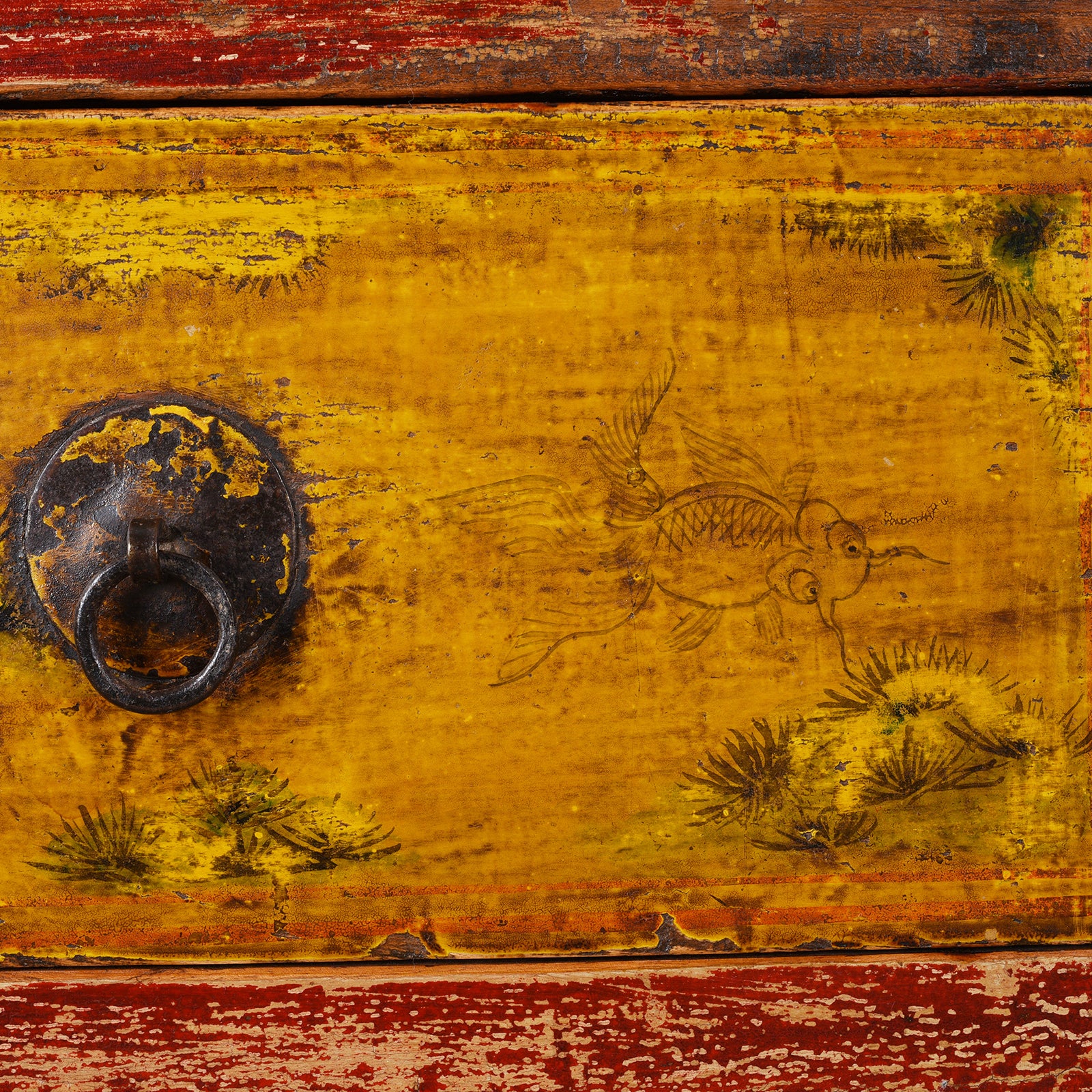 Painted Sideboard From Mongolia - 19th Century - Image 14