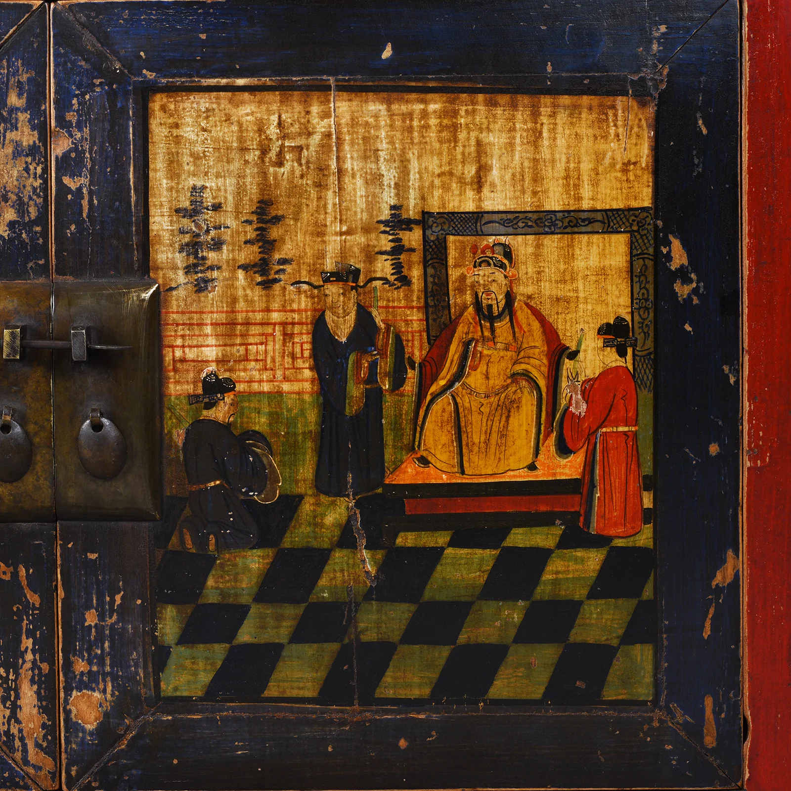 Painted Sideboard From Mongolia - 19th Century - Image 8