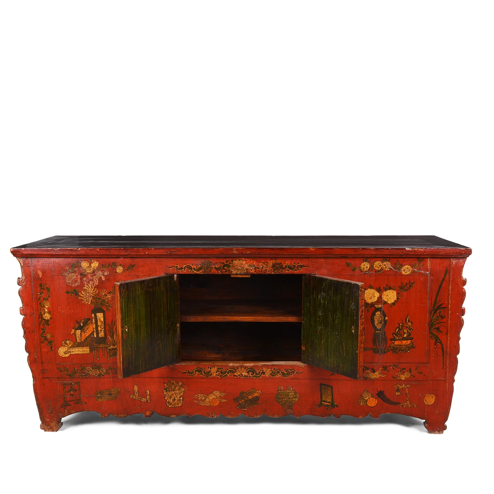 Painted Sideboard From Qinghai - 19th Century - Image 3