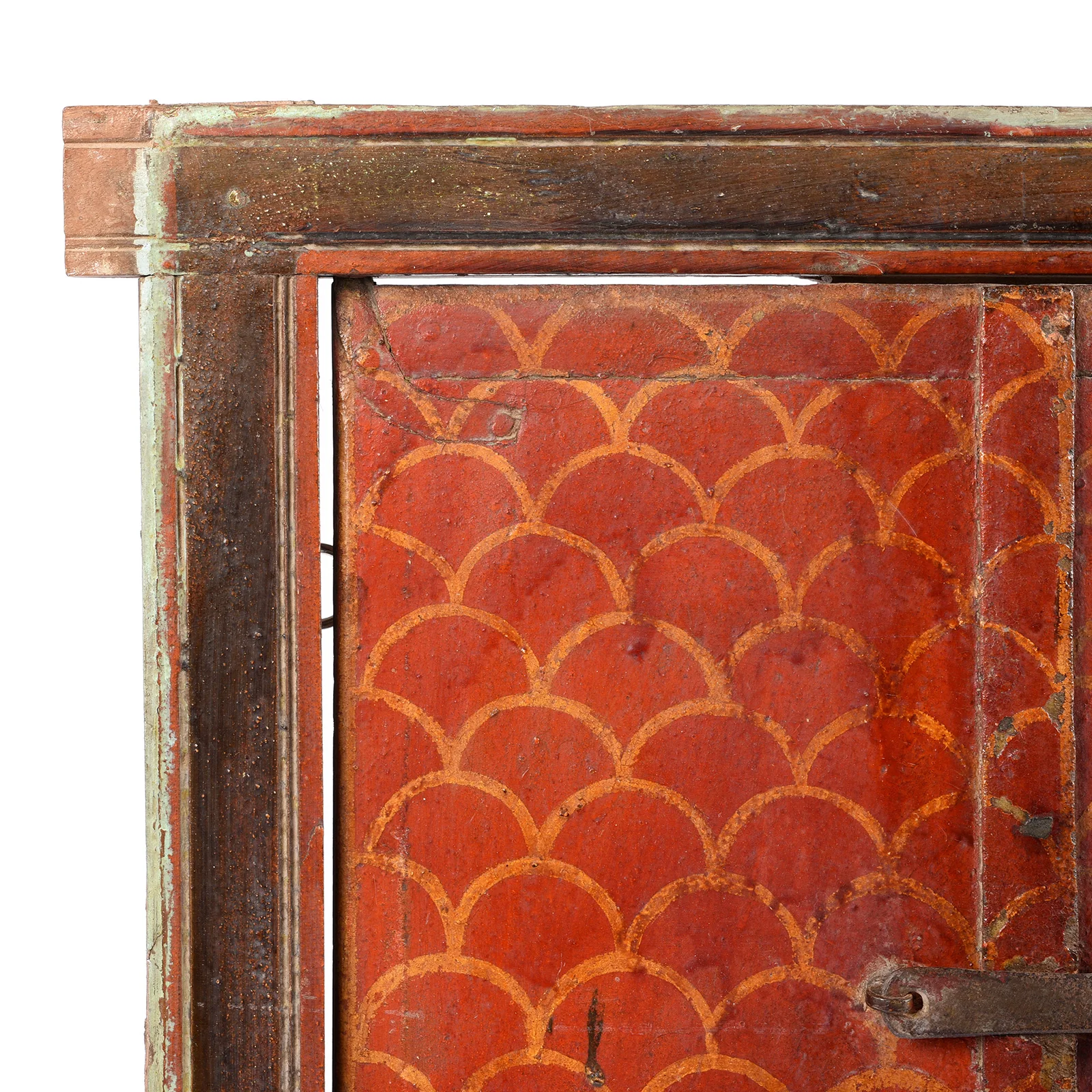 Painted Window Shutter From Nagaur - 19thC - Image 2