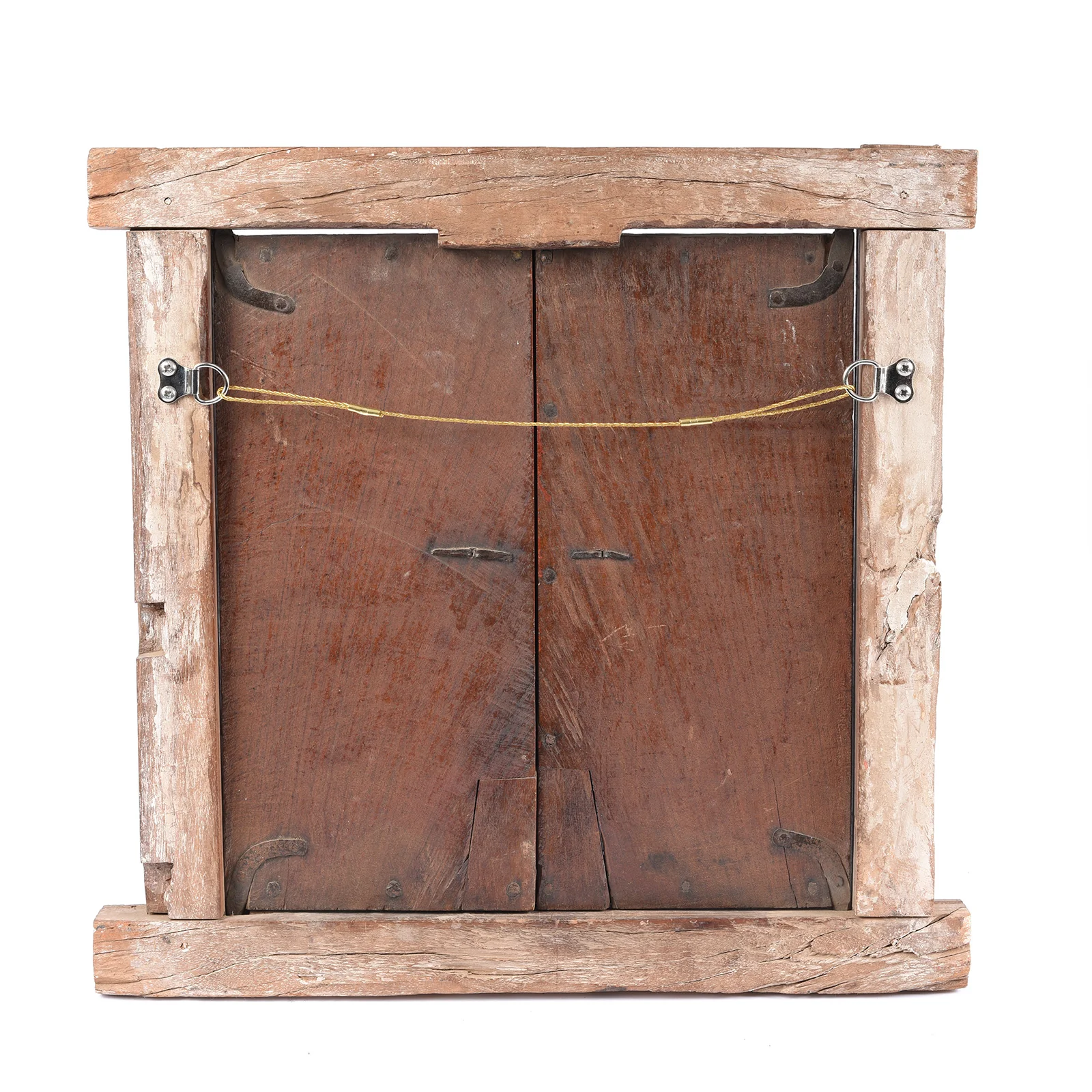Painted Window Shutter From Nagaur - 19thC - Image 5