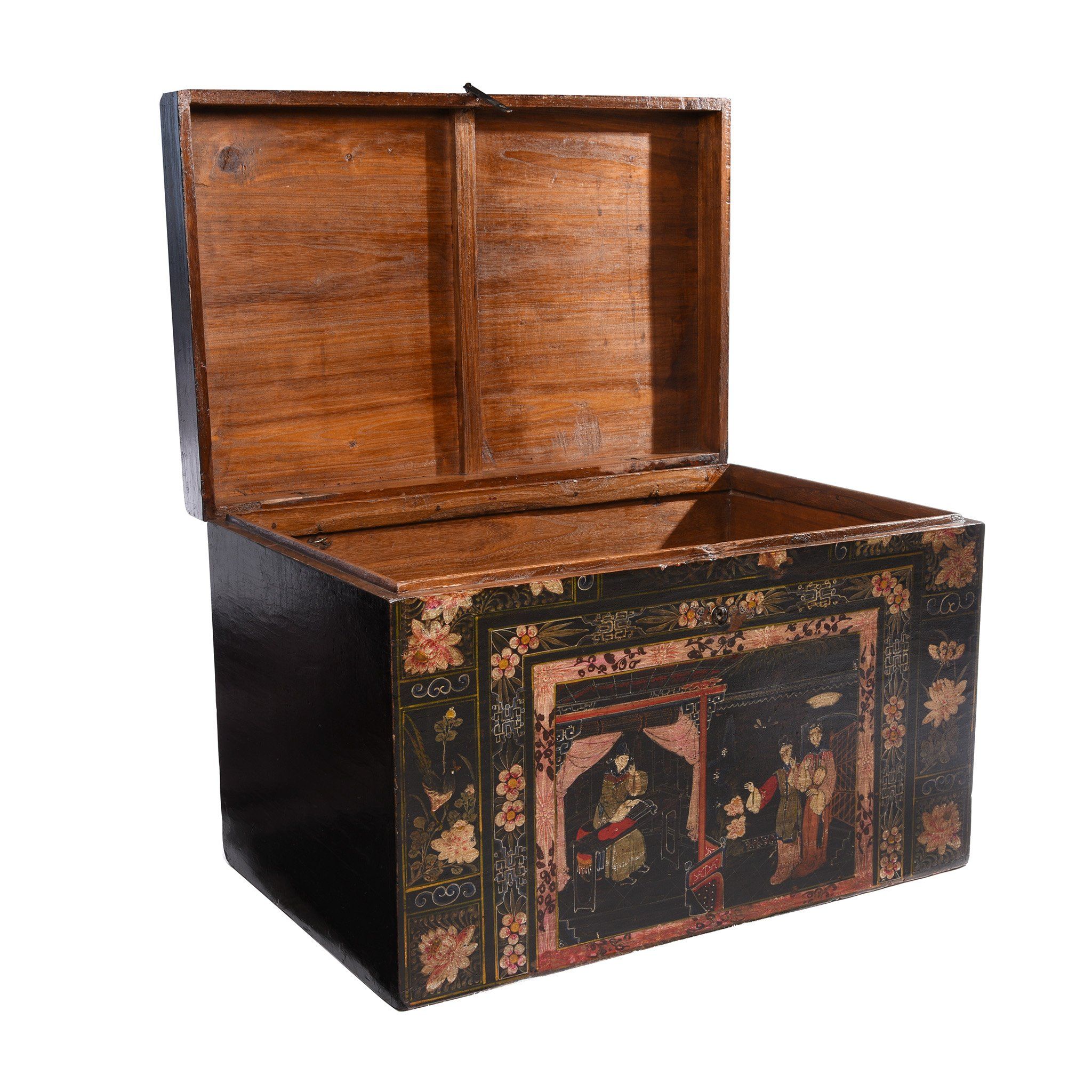 Painted Opera Chest From Shanxi - 19thC - Image 4