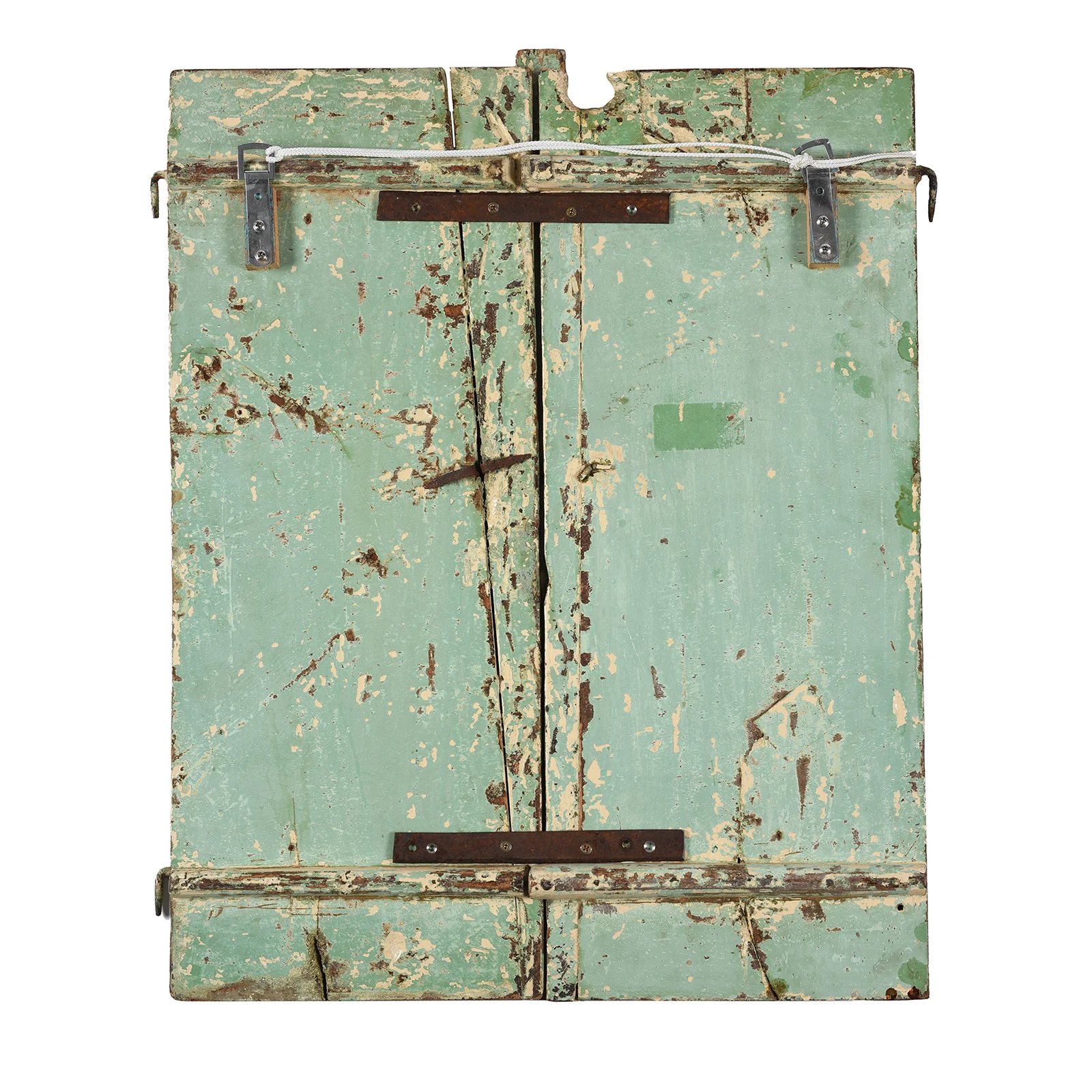 Painted Rajasthani Window Shutter - 18thC - Image 4