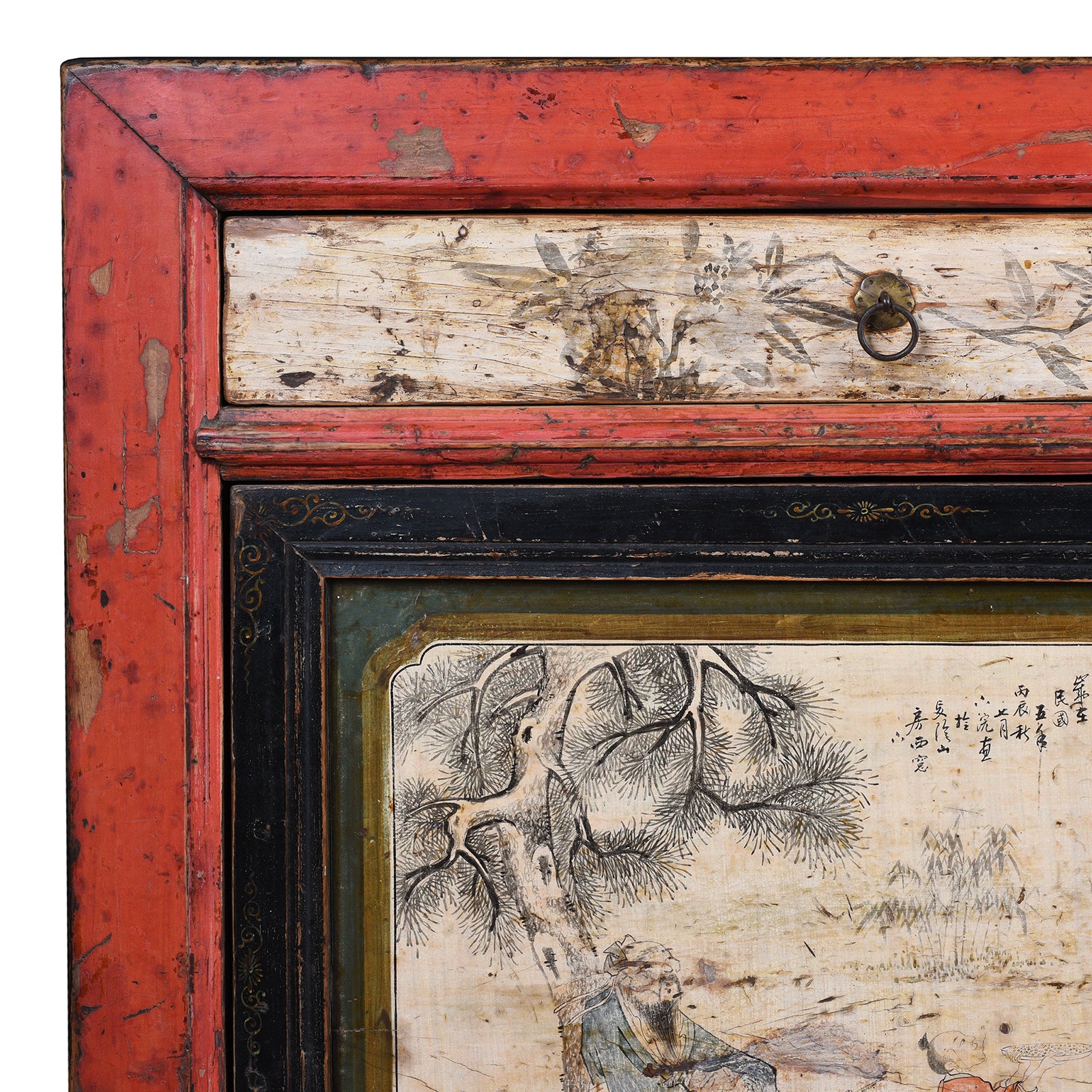 Painted Sideboard From Qinghai - Ca 1916 - Image 5