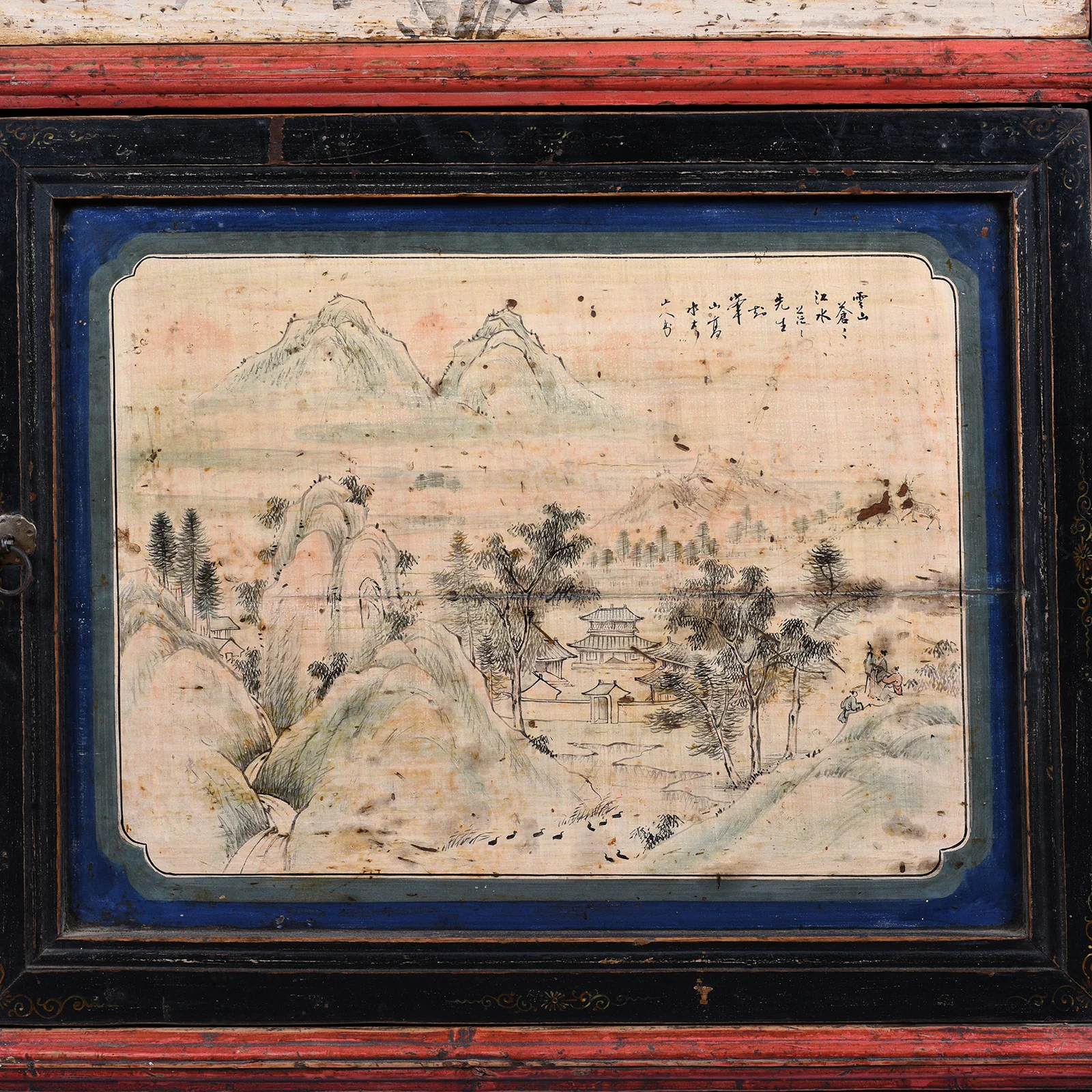 Painted Sideboard From Qinghai - Ca 1916 - Image 7