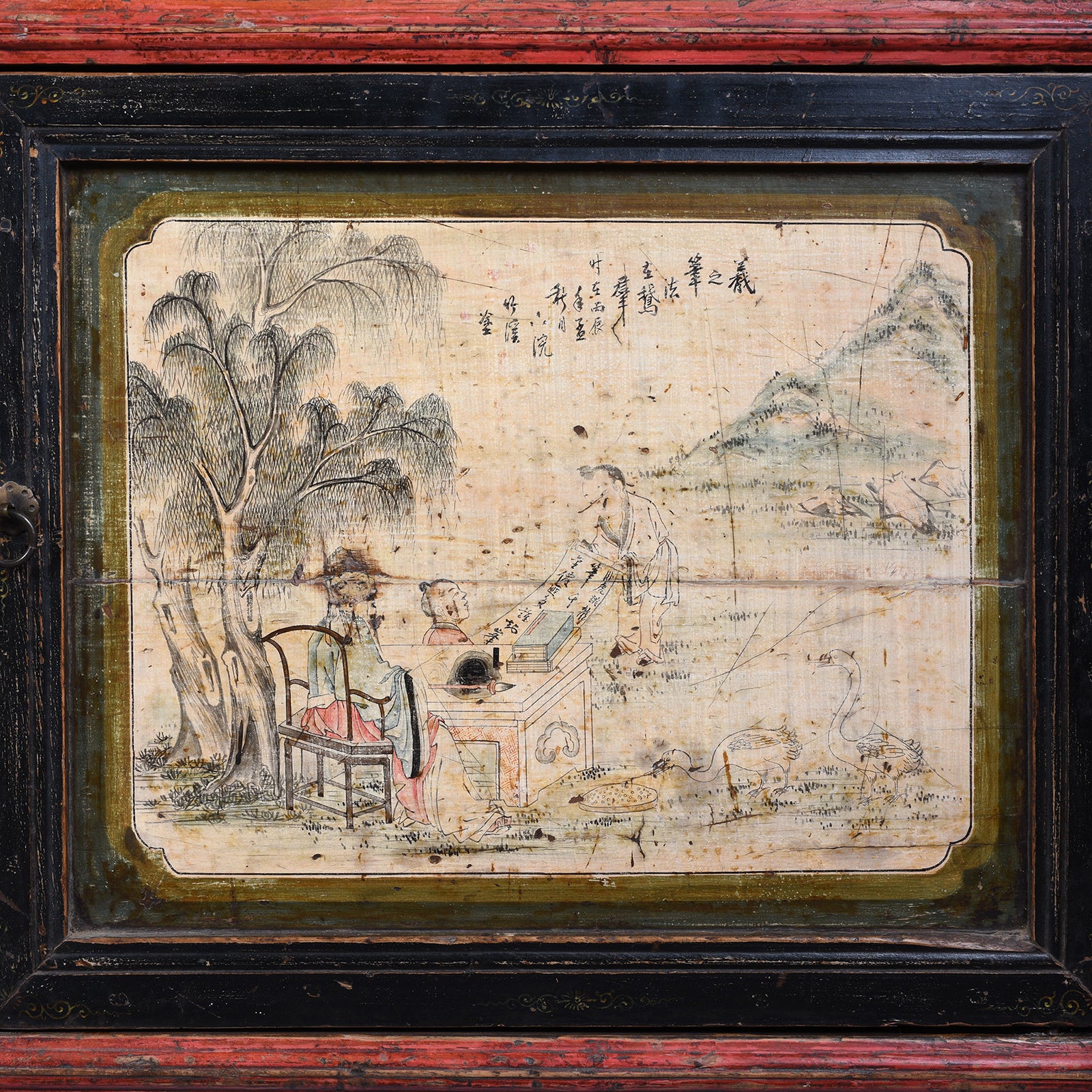 Painted Sideboard From Qinghai - Ca 1916 - Image 8