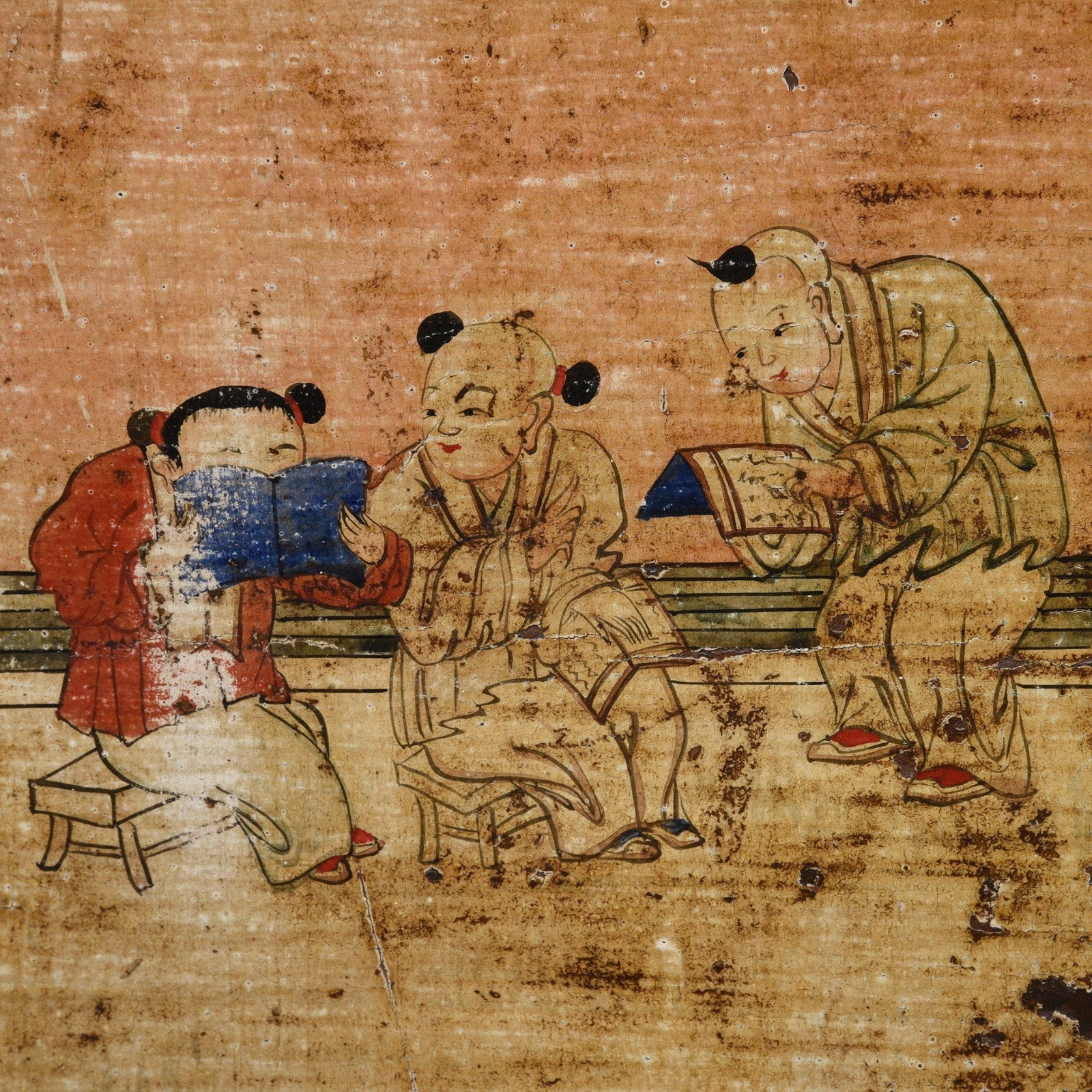 Painted Sideboard From Qinghai Province - 19thC - Image 4