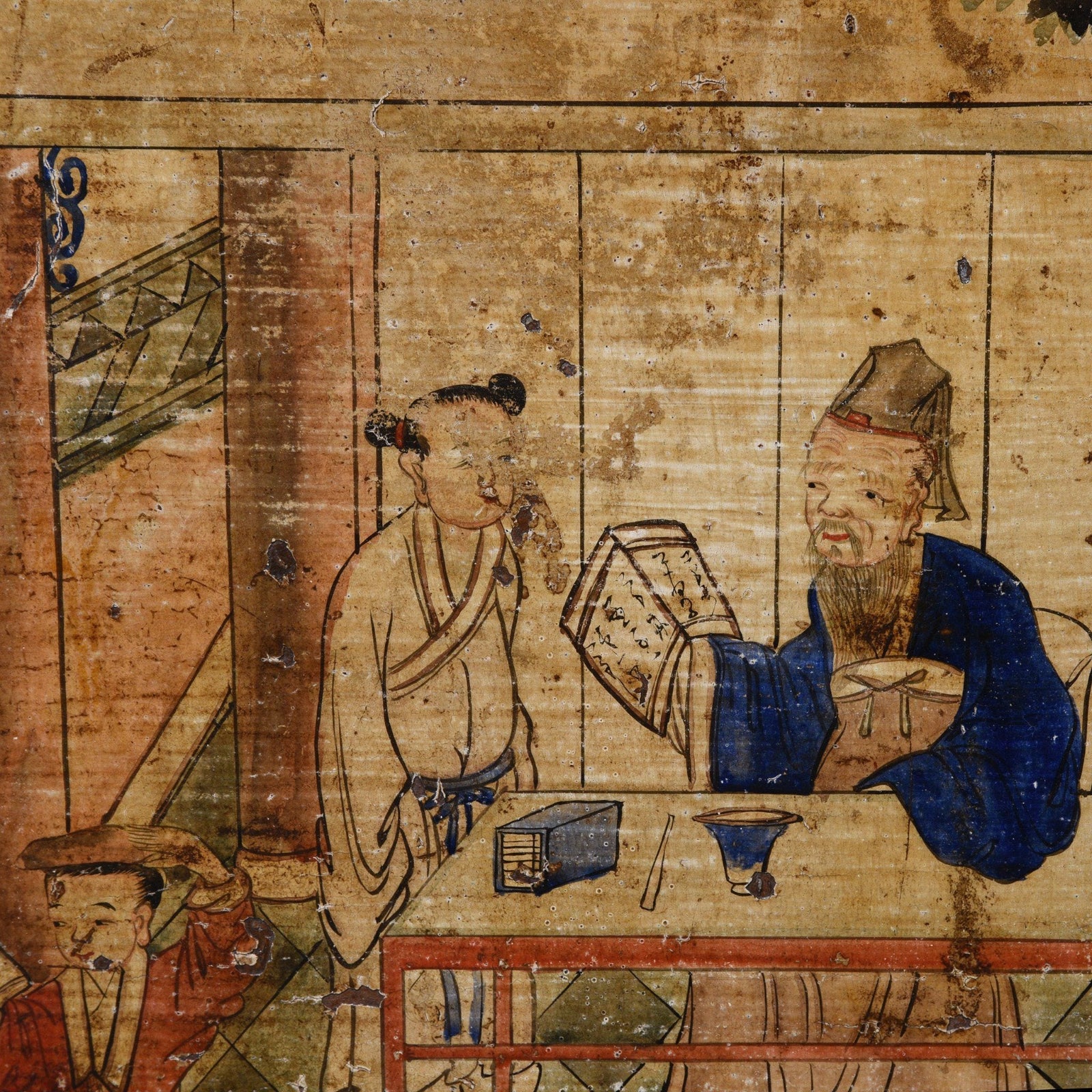 Painted Sideboard From Qinghai Province - 19thC - Image 6