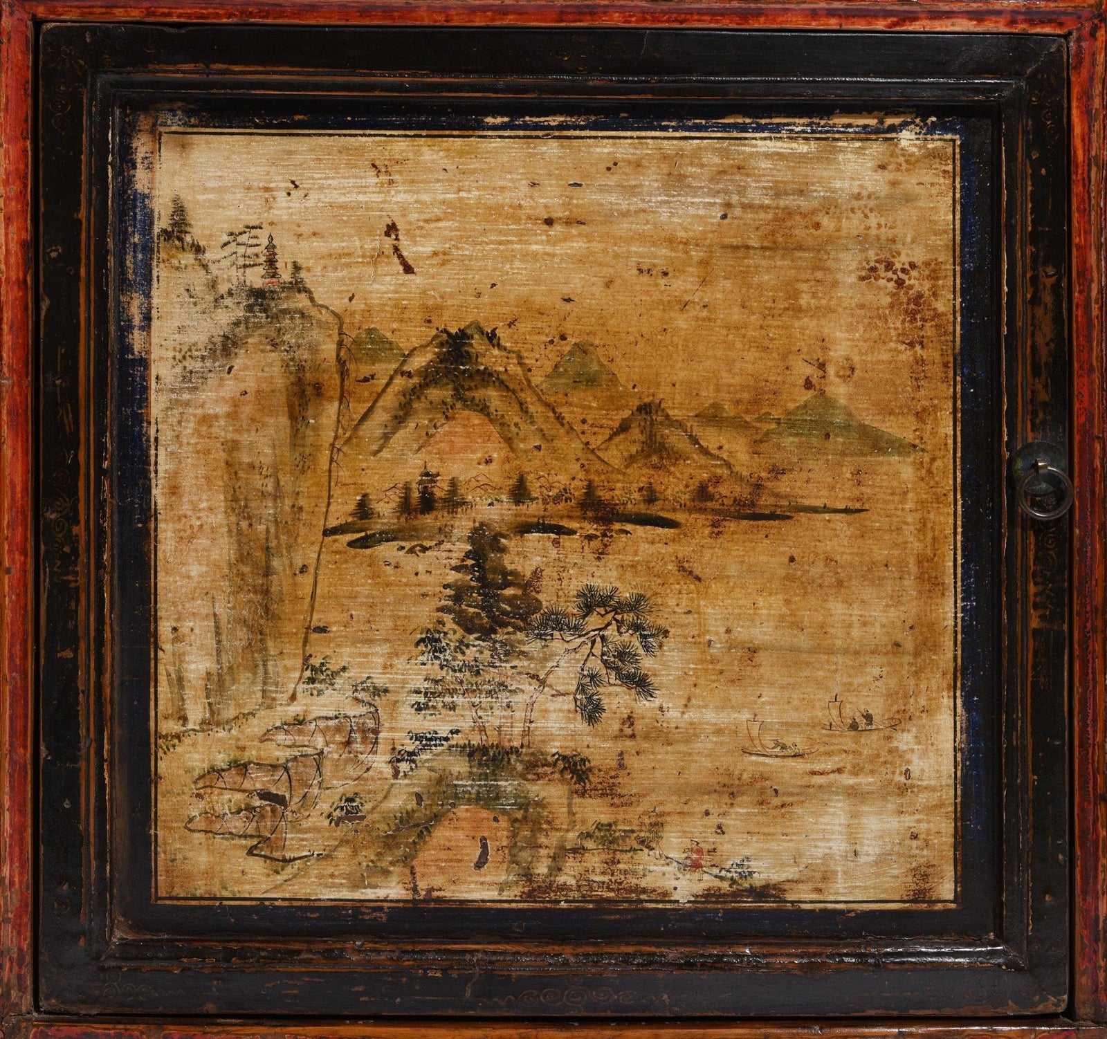 Painted Sideboard From Qinghai Province - 19thC - Image 8
