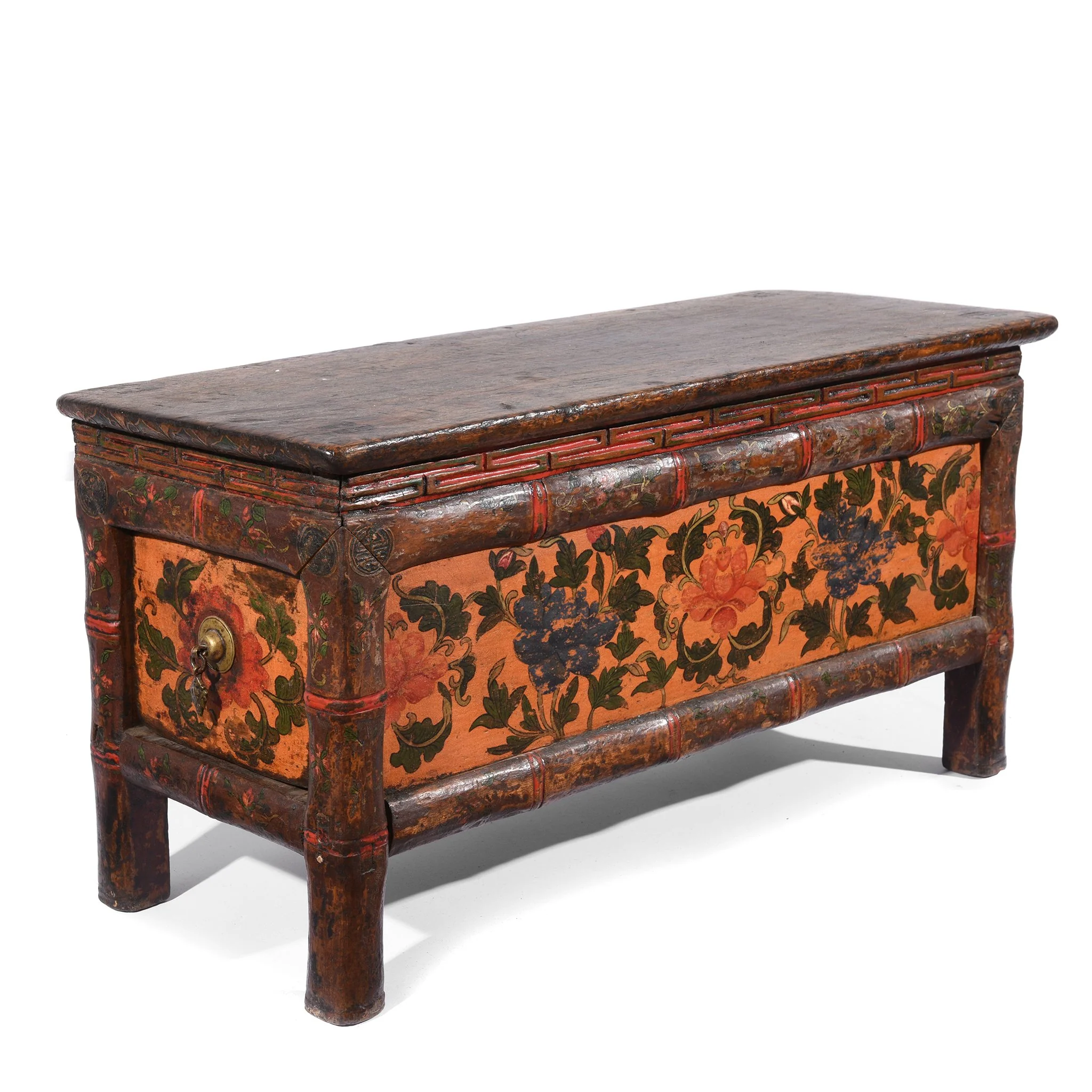 Antique Painted Tibetan Choksar - 18thC - Image 5