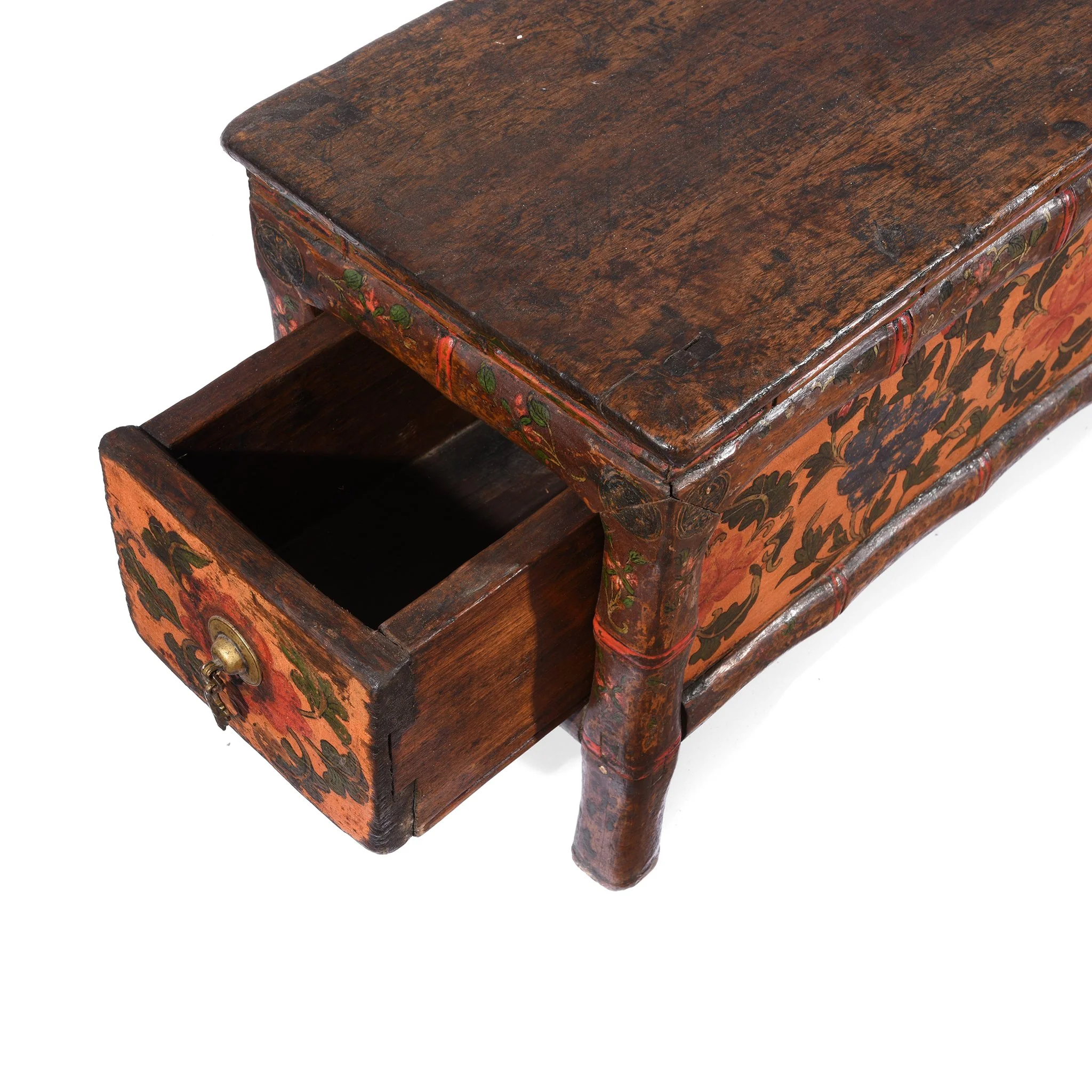 Antique Painted Tibetan Choksar - 18thC - Image 6