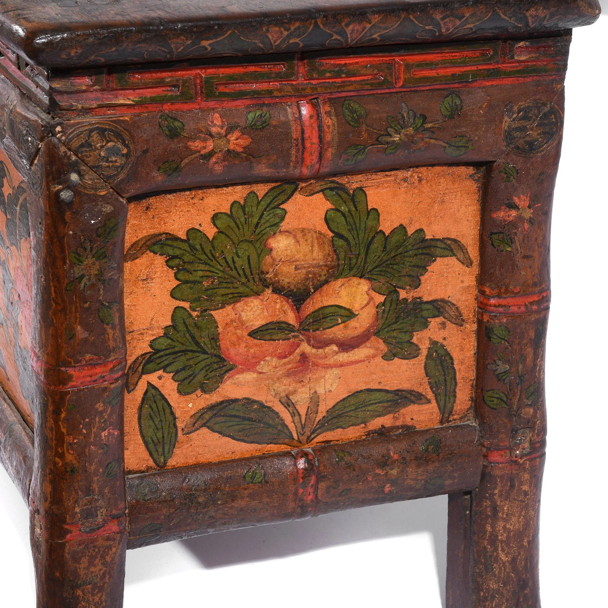 Antique Painted Tibetan Choksar - 18thC - Image 7