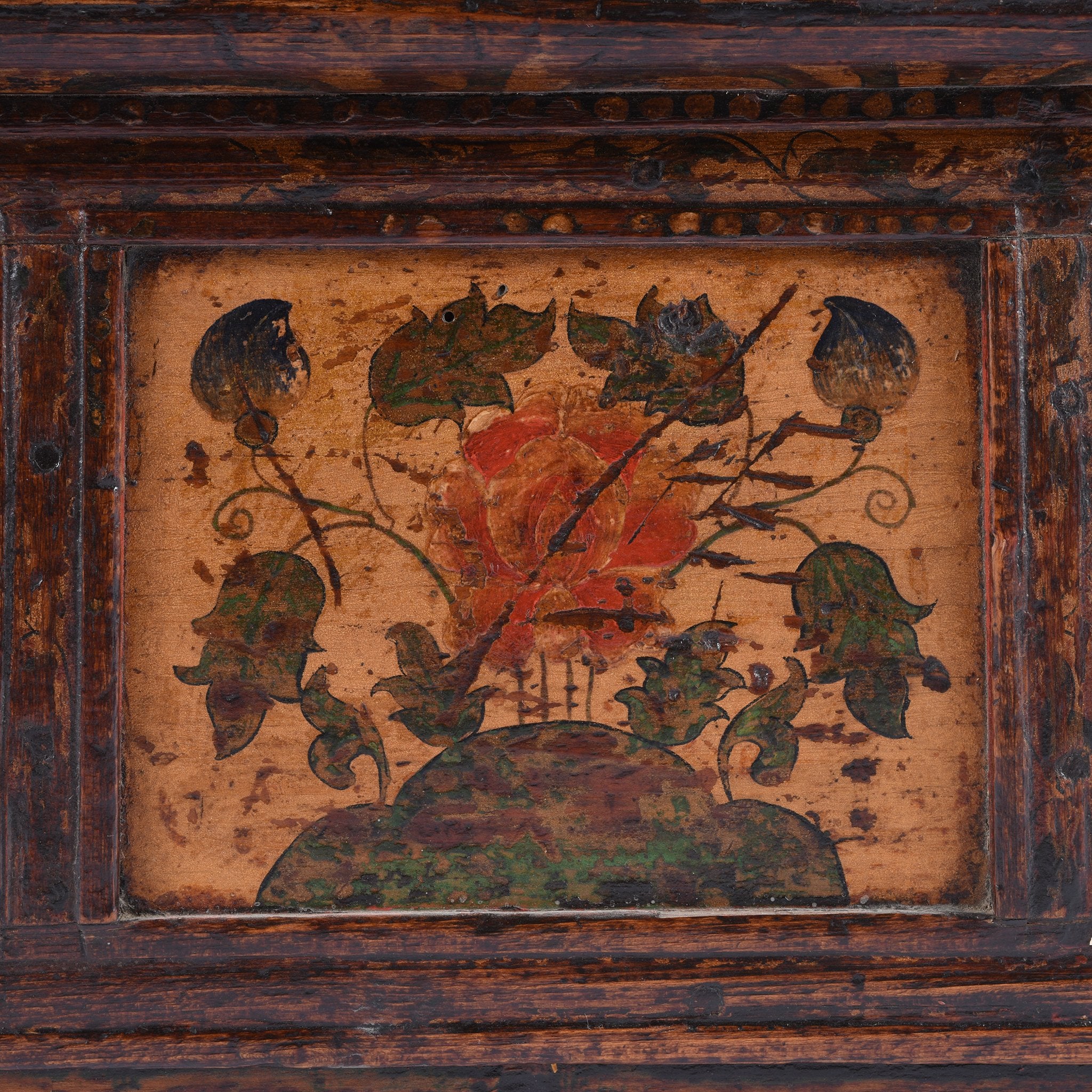 Antique Painted Tibetan Choksar - 19th Century - Image 4