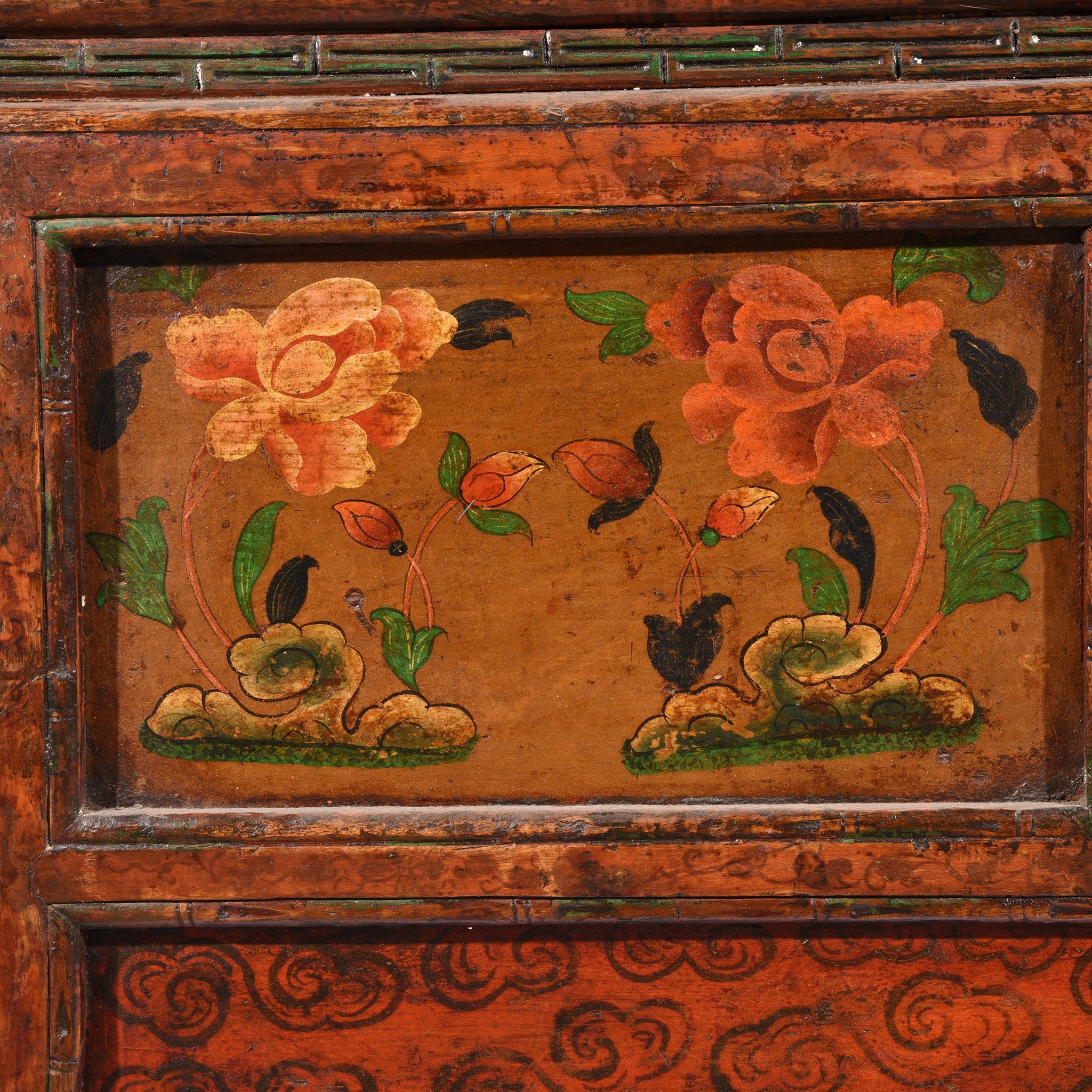 Antique Painted Tibetan Choksar - 19thC - Image 3