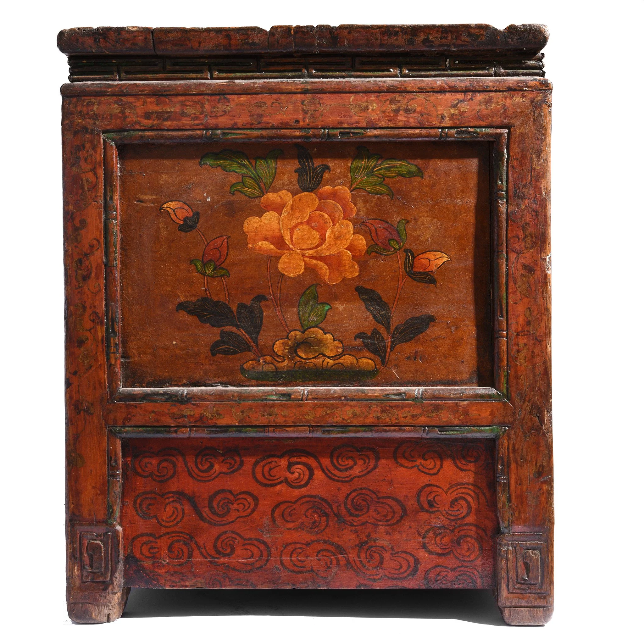 Antique Painted Tibetan Choksar - 19thC - Image 8