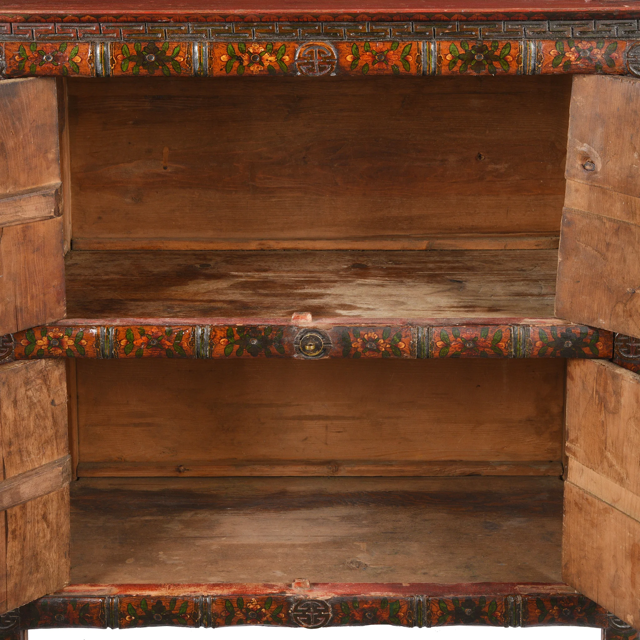 Painted Tibetan Altar Cabinet - 19thC - Image 10