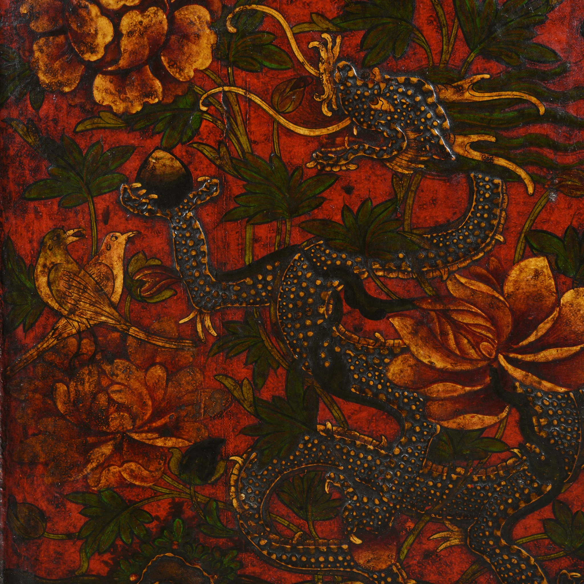 Painted Tibetan Altar Cabinet - 19thC - Image 7