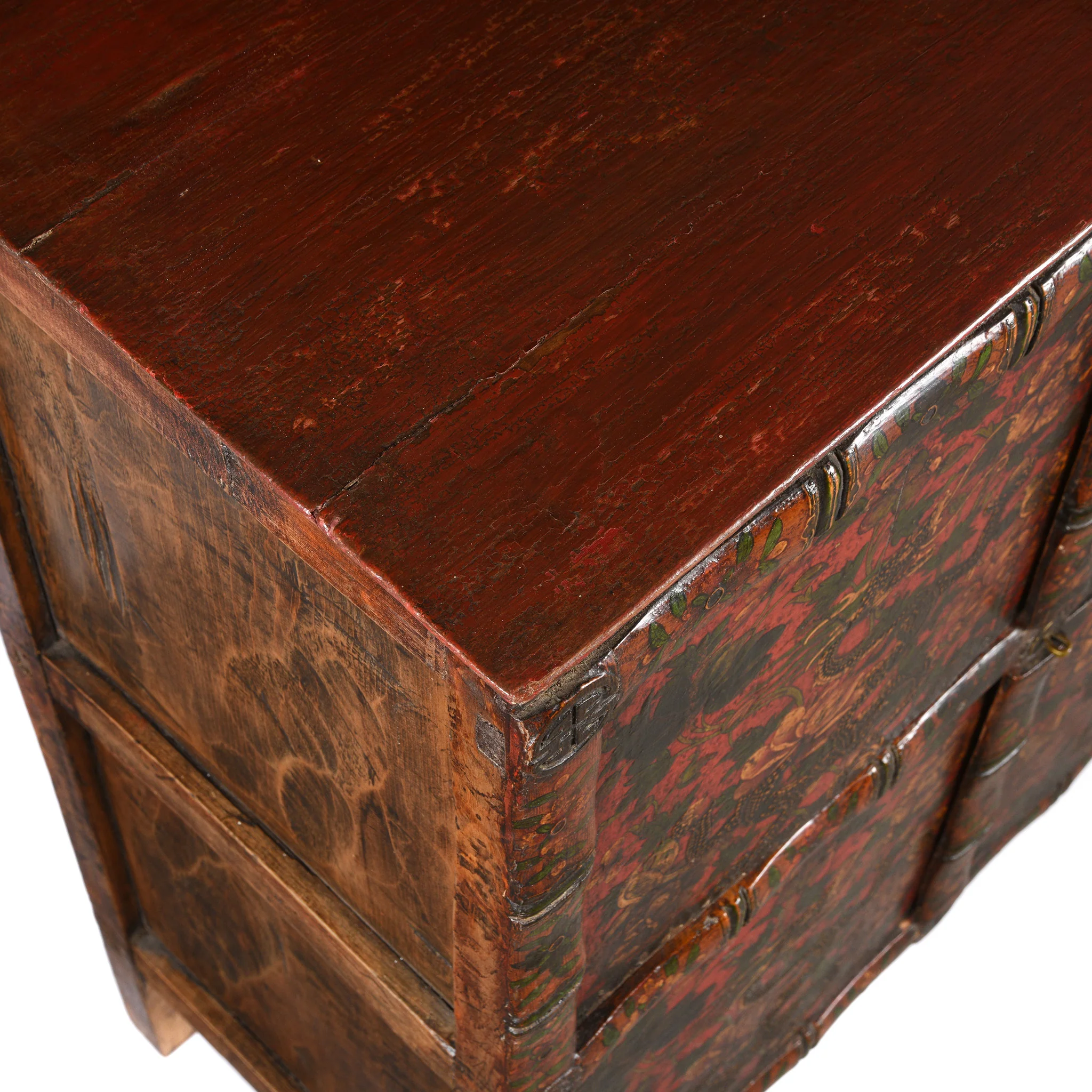 Painted Tibetan Altar Cabinet - 19thC - Image 9